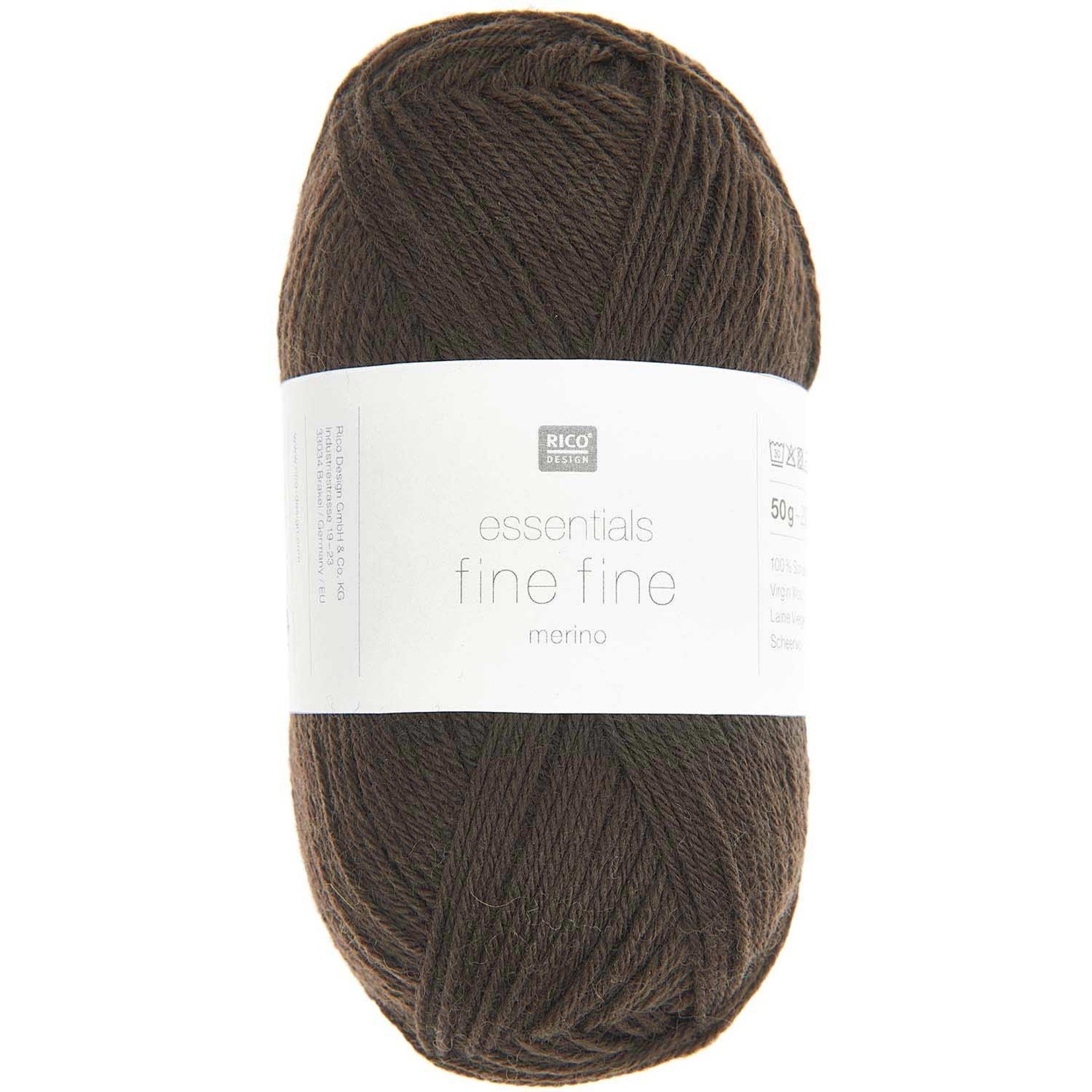 Rico Fine Fine Merino 010 Chocolade