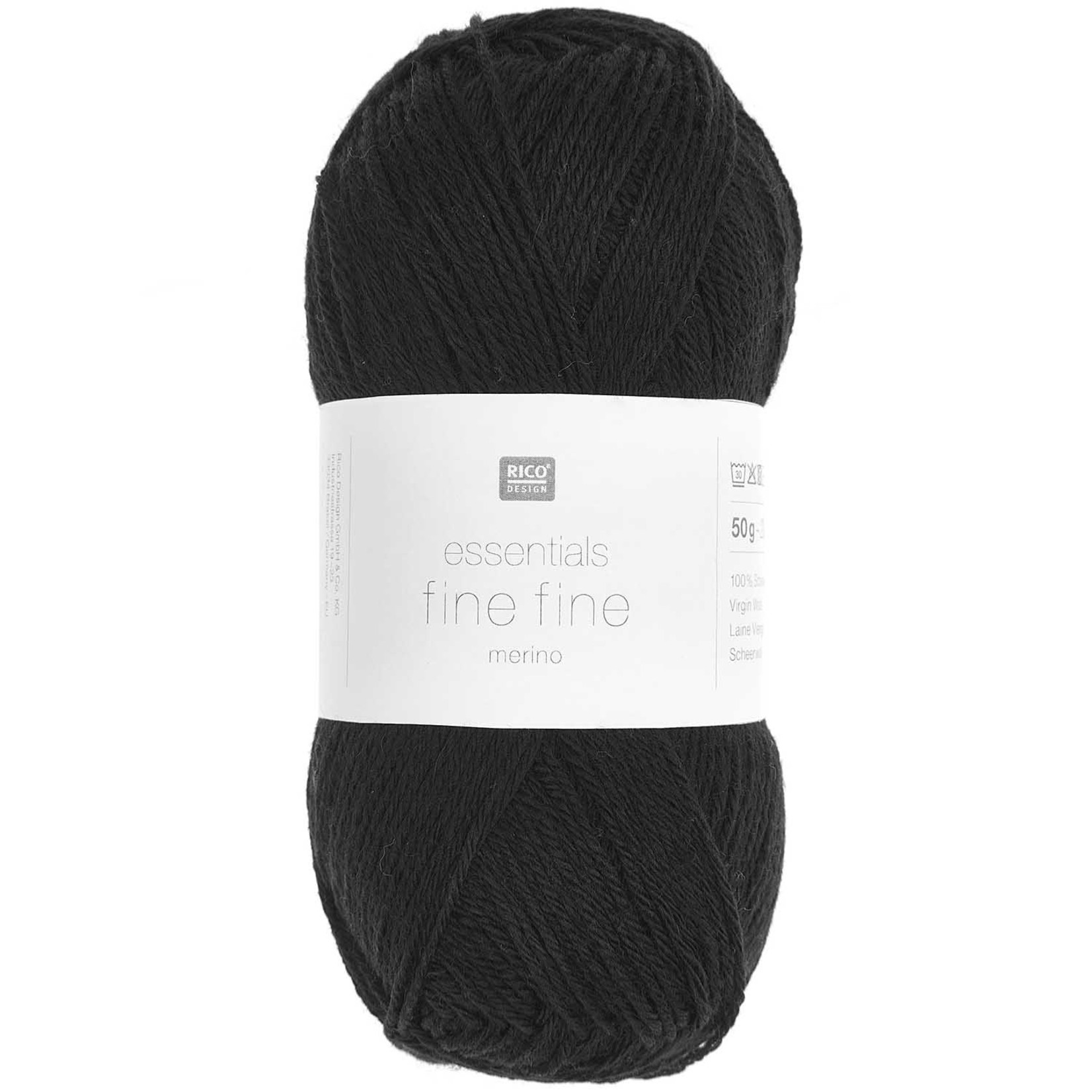 Rico Fine Fine Merino 012 Schwarz