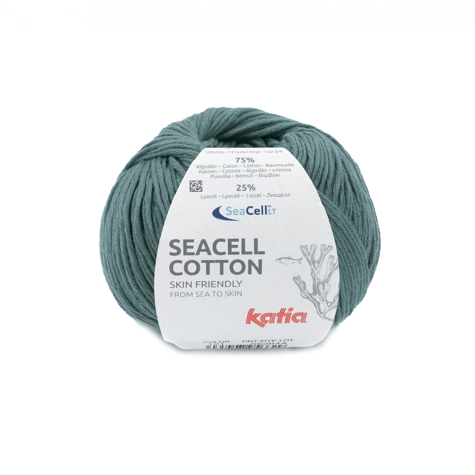 Katia Seacell Cotton 121 Donker Turquoise