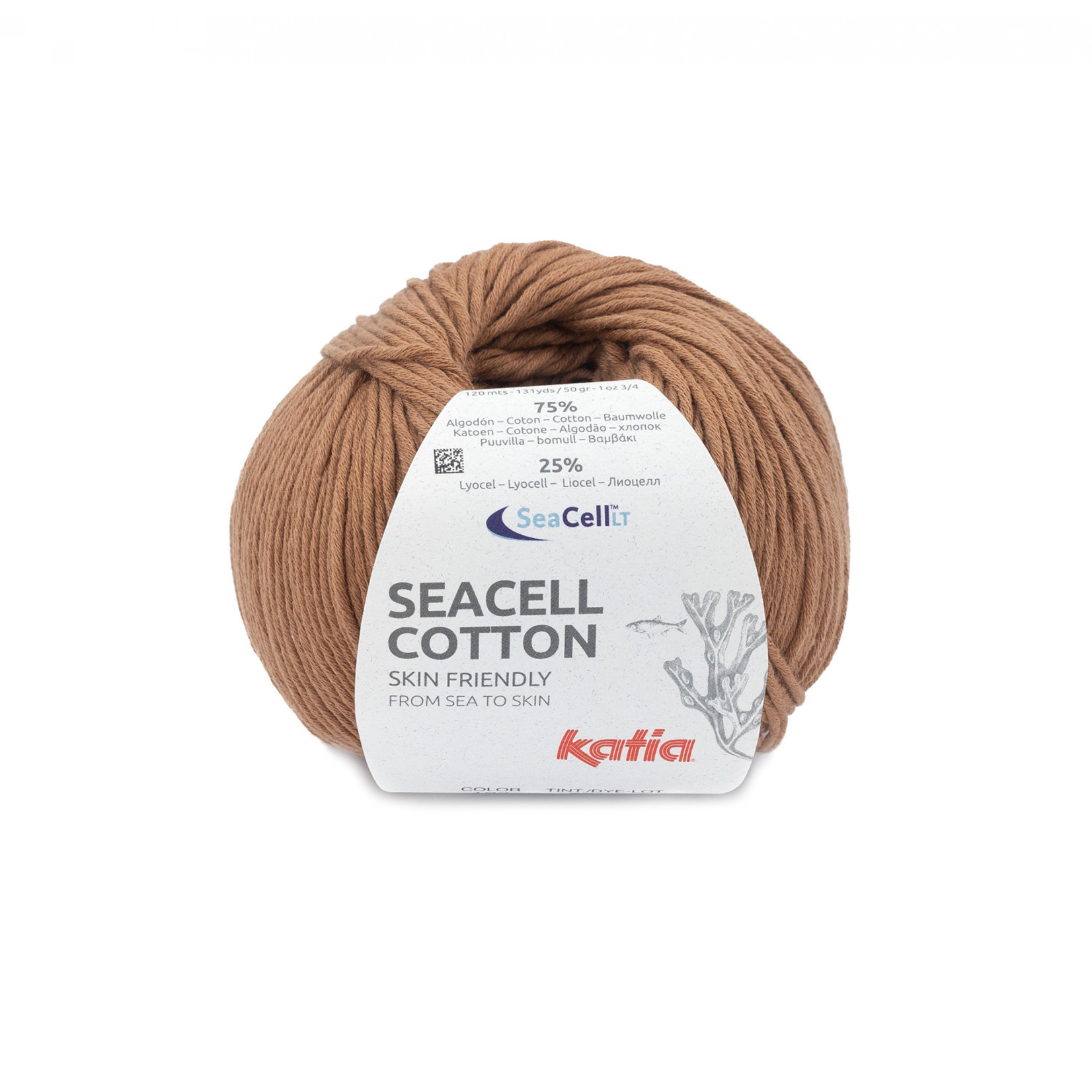 Katia Seacell Cotton 123 Koperbruin