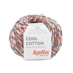 Katia Cool Cotton 86 Kauwgomroze-Fuchsia-Oranje-Turquoise-Groen