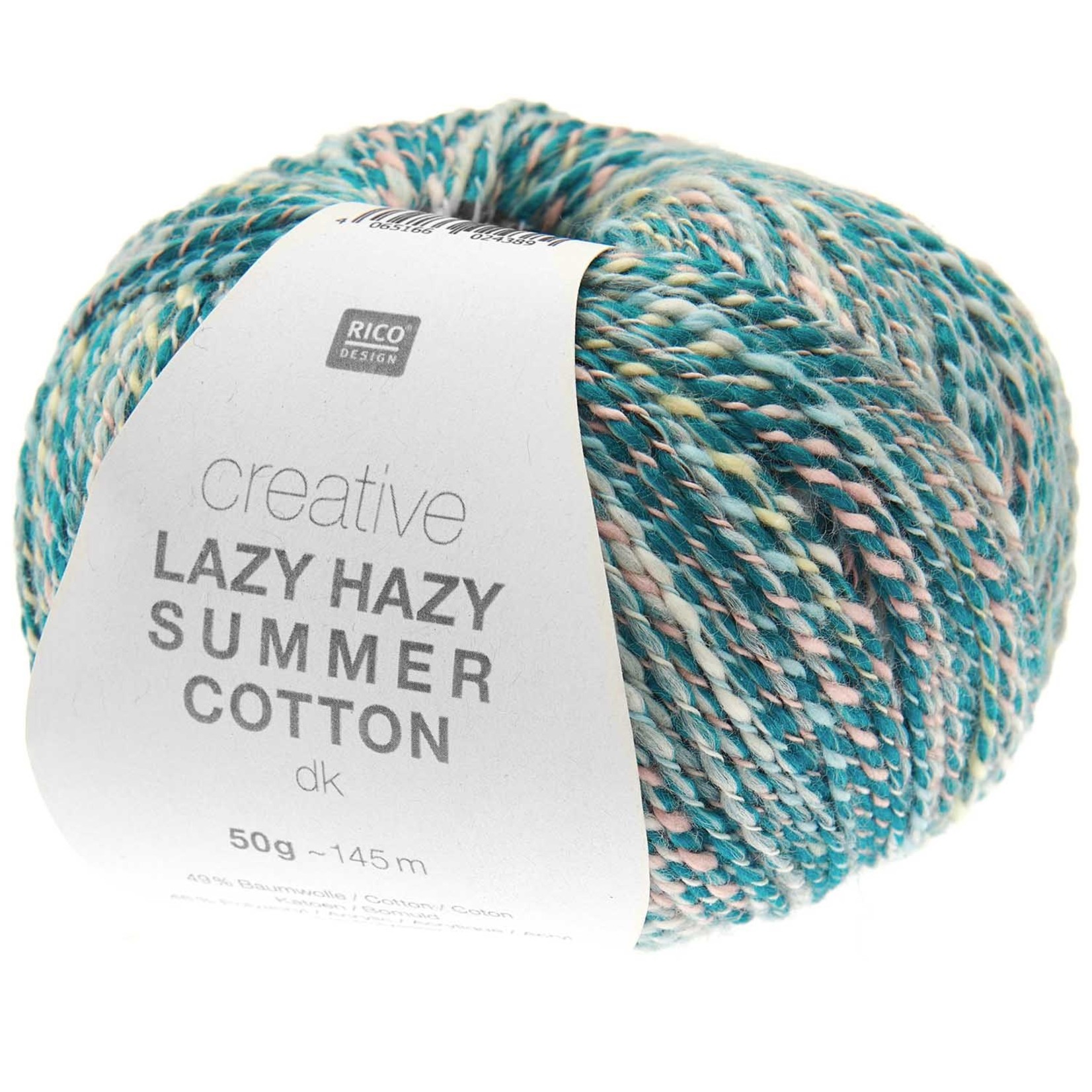 Rico Lazy Hazy Summer Cotton 024 Aqua