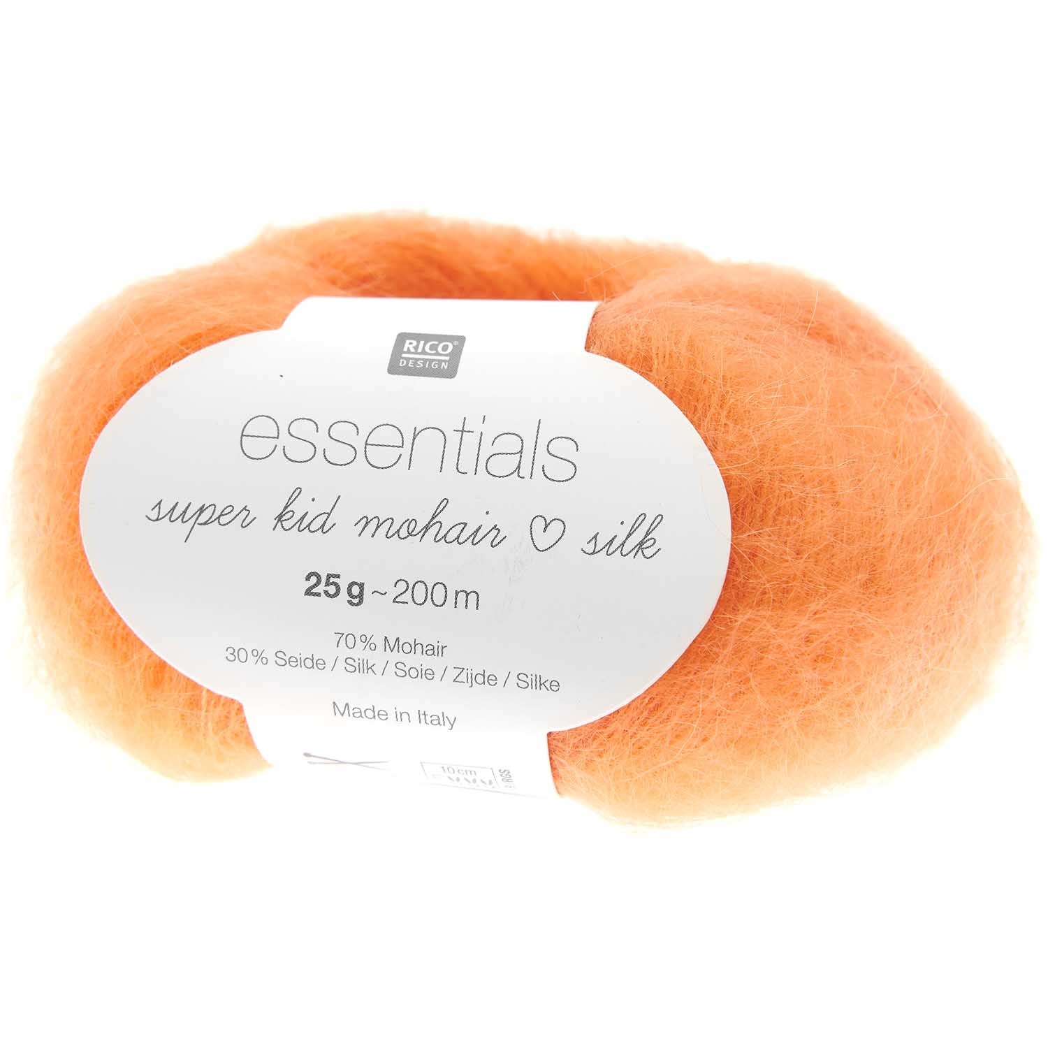 Super Kid Mohair Loves Silk 059 Tangerine - Wolwinkel Filomena
