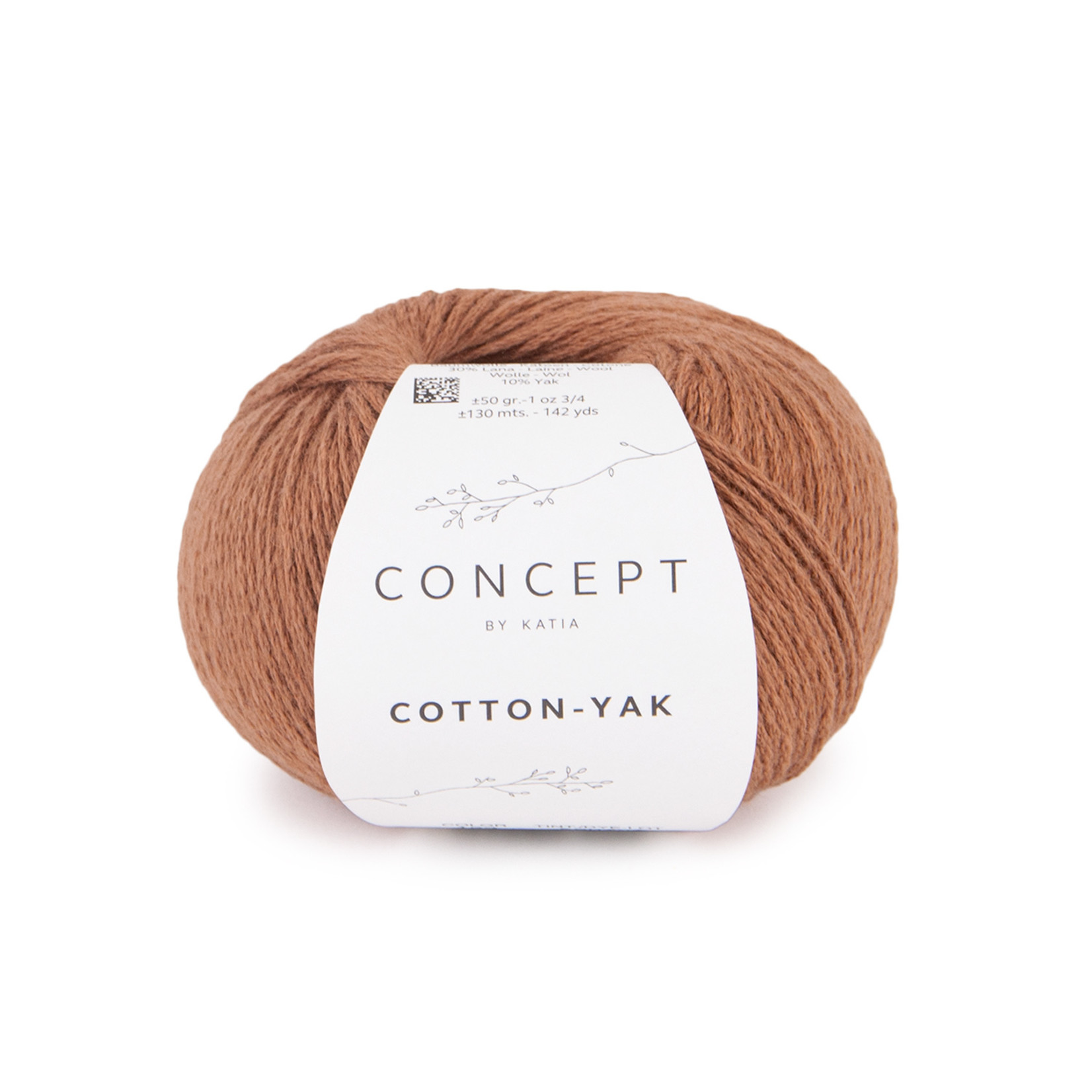 Katia Cotton Yak 133 Koperbruin