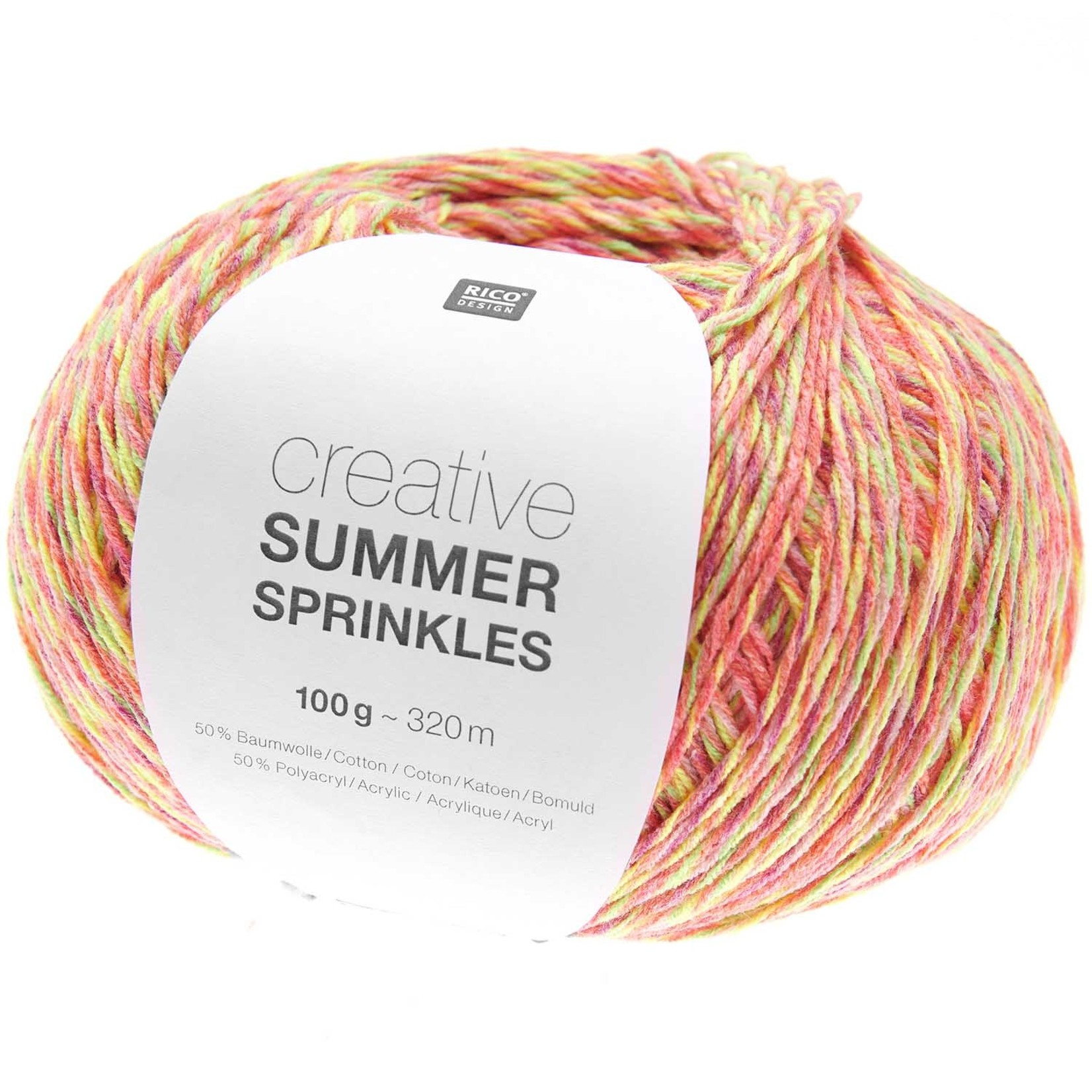 Rico Summer Sprinkles 8 Neon Pink