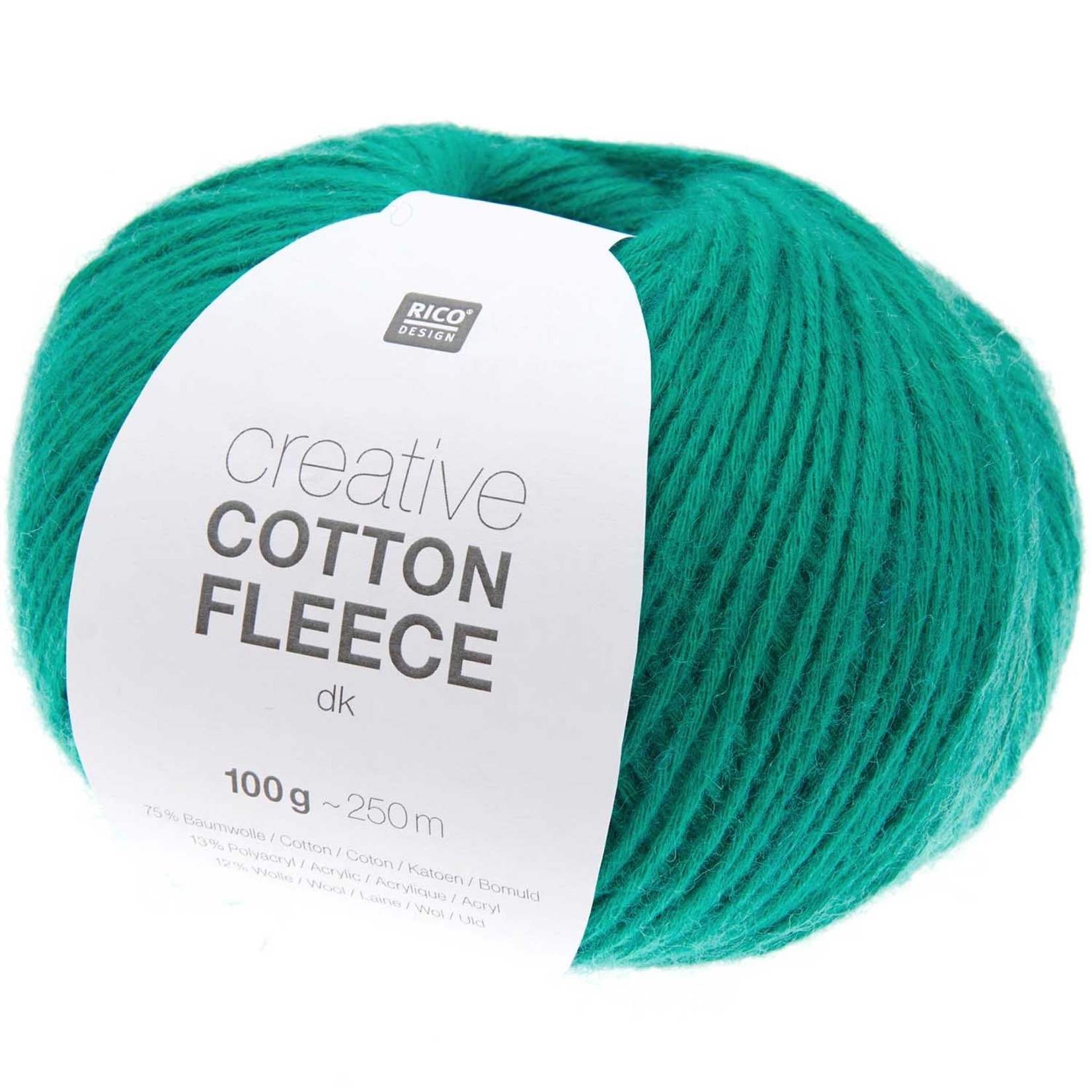 Rico Cotton Fleece 06 Emerald