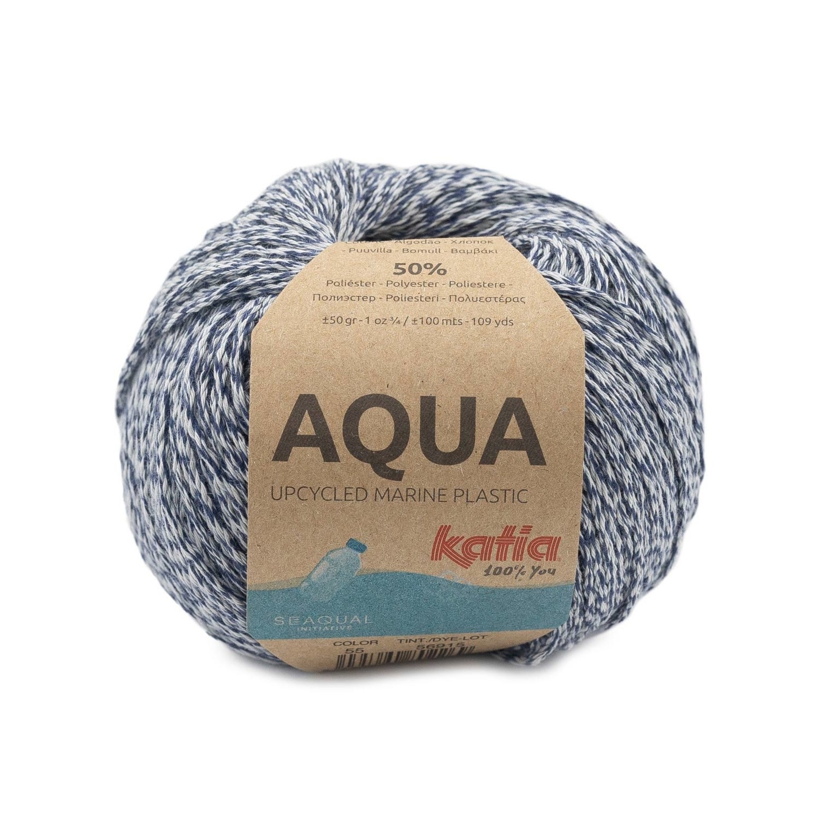 Katia Aqua 55 Blauw