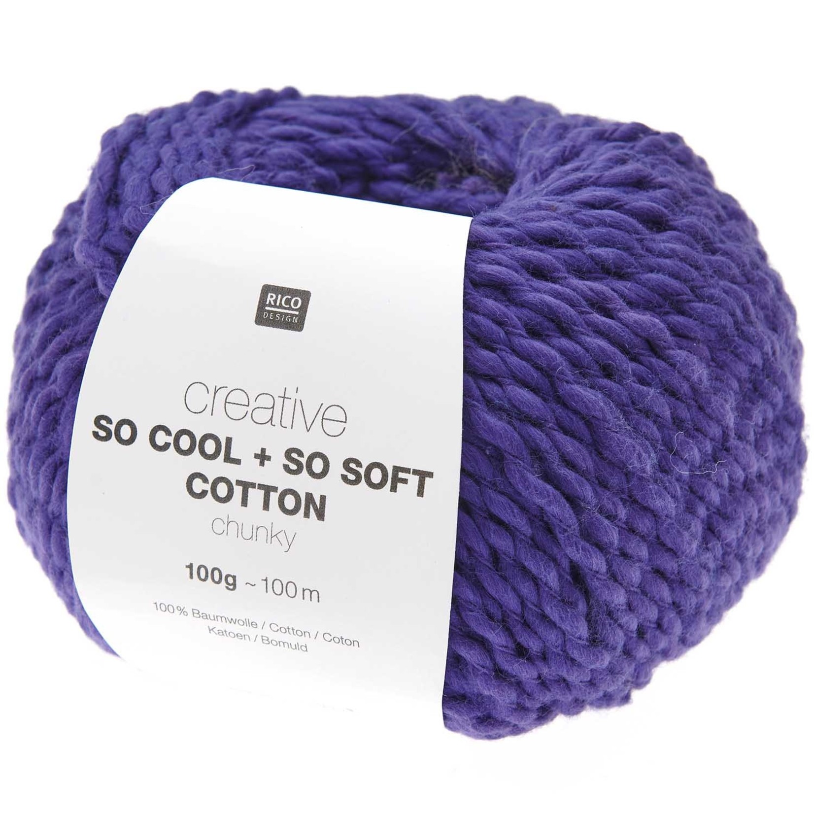 Rico So Cool  So Soft Cotton Chunky 028 Violet