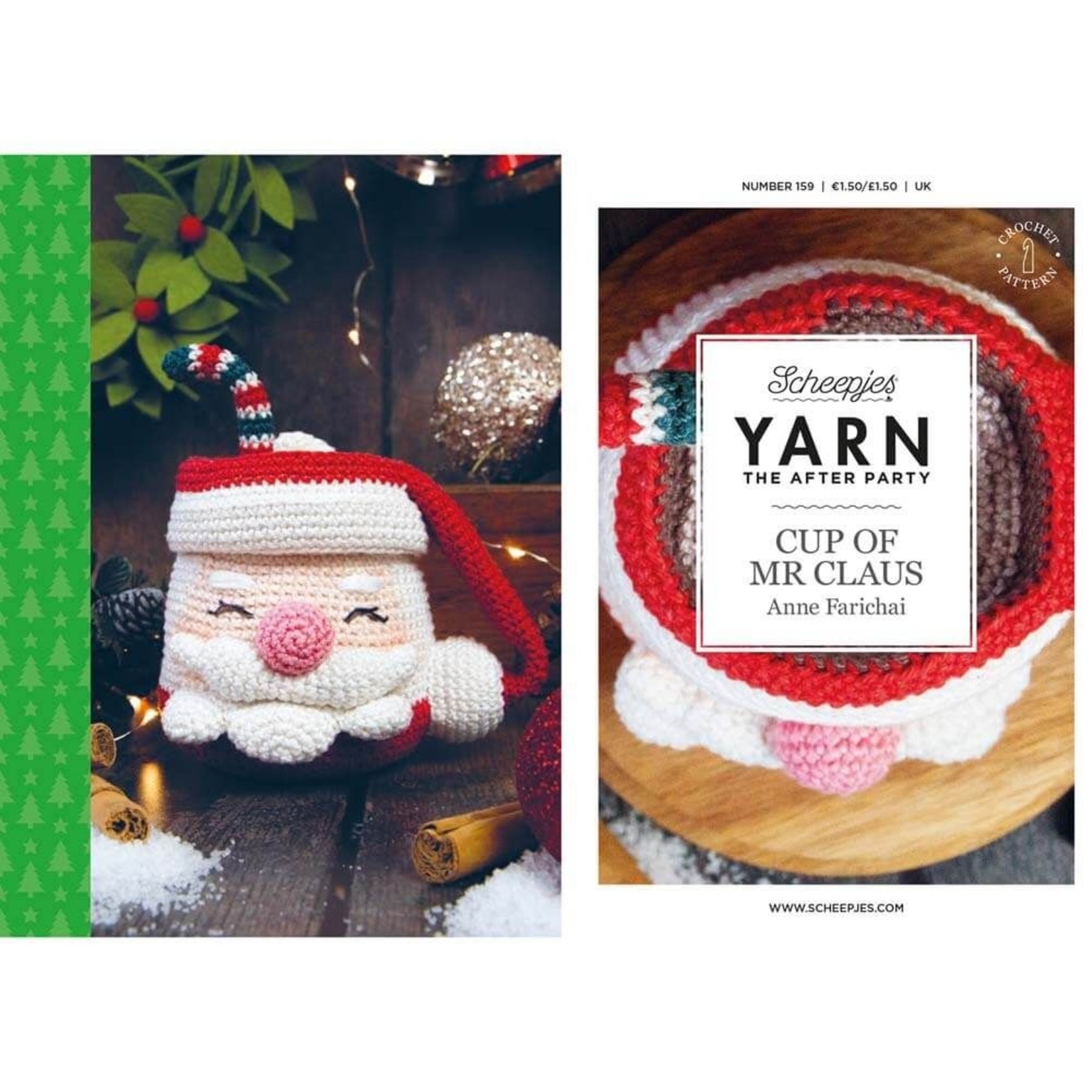 Scheepjes Haakpatroon Yarn The After Party Cup of Mr Claus