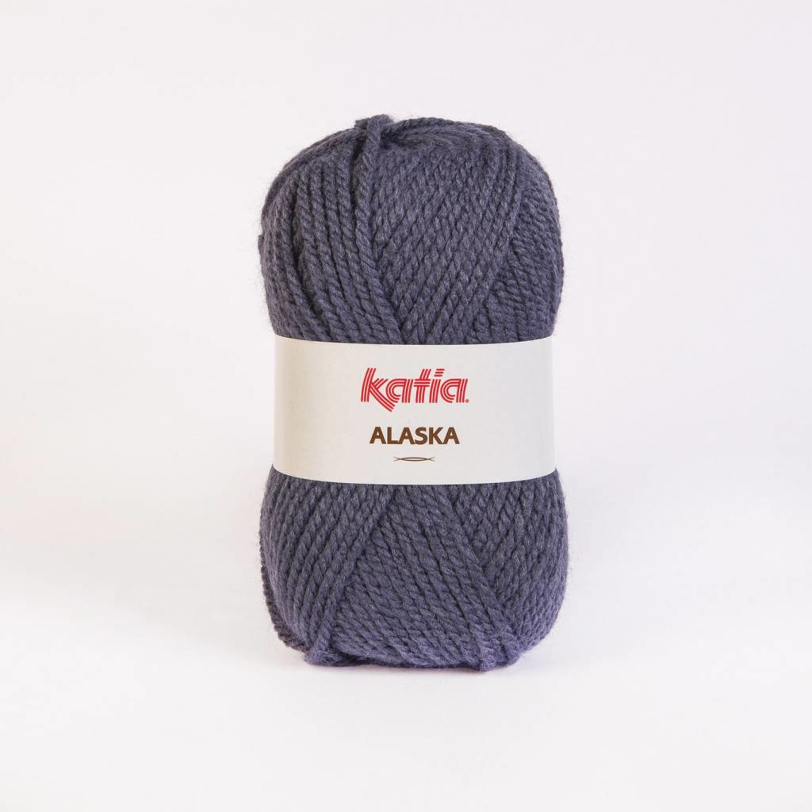 Katia Alaska 26 100% Acrylwol Grijsblauw