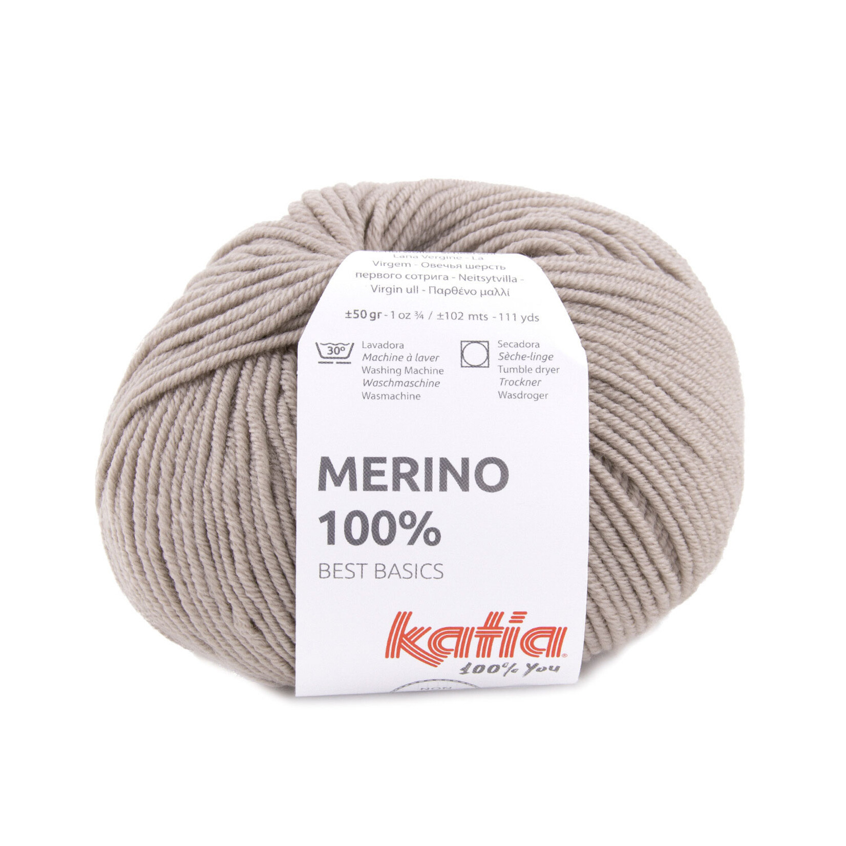 Katia Merino 100% 40 Steengrijs