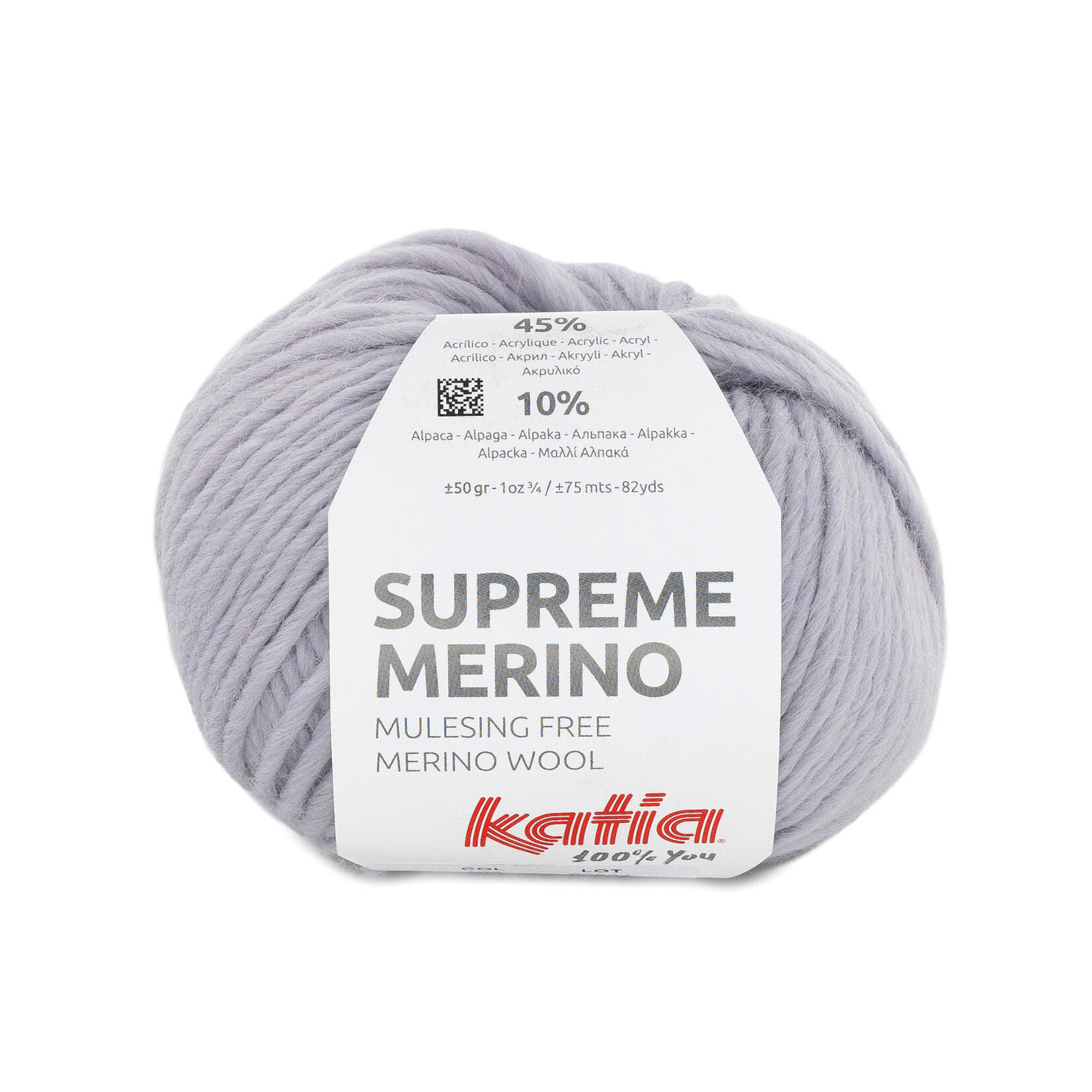 Katia Supreme Merino 105  Zeer licht lila