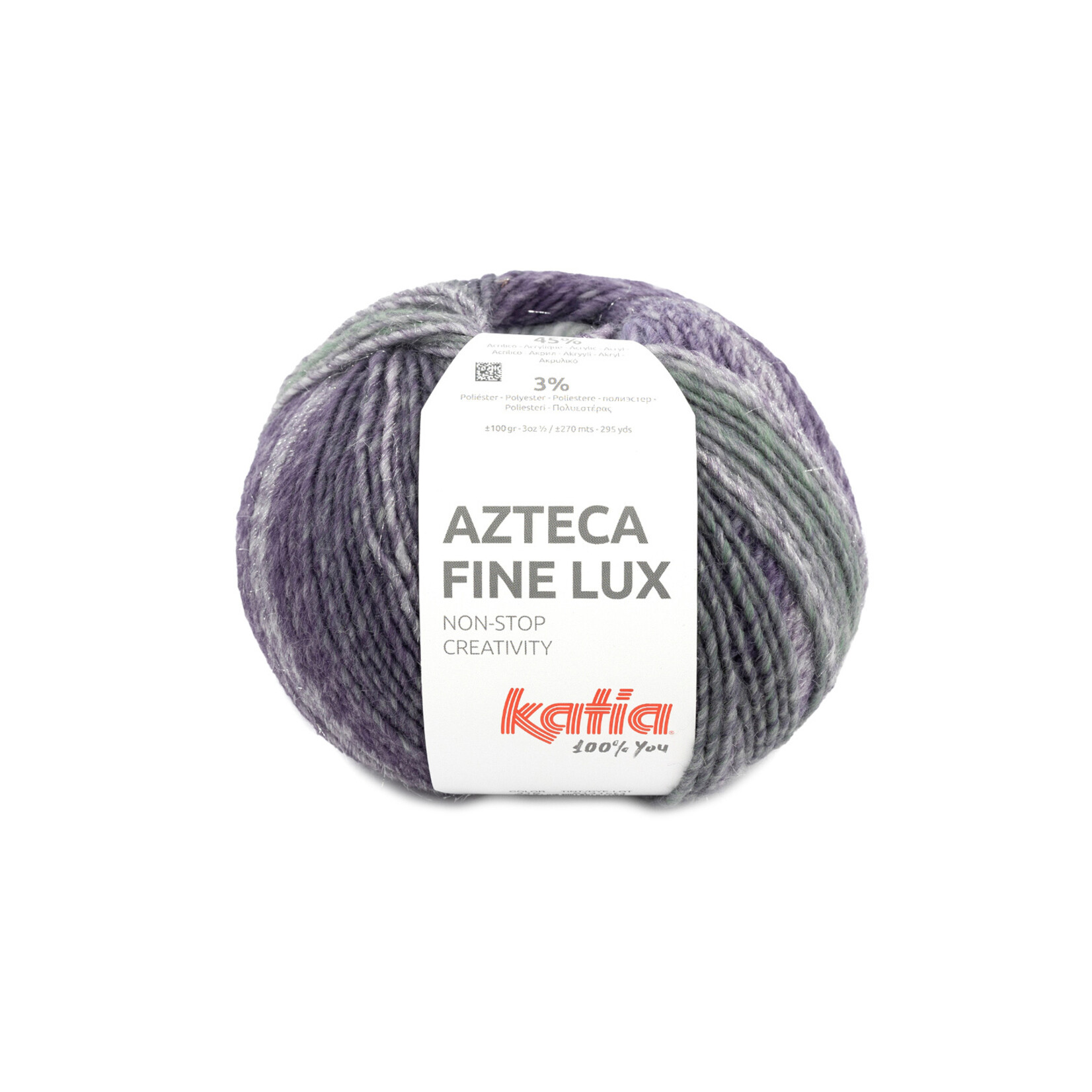 Katia Azteca Fine Lux 416 Paars-Groen