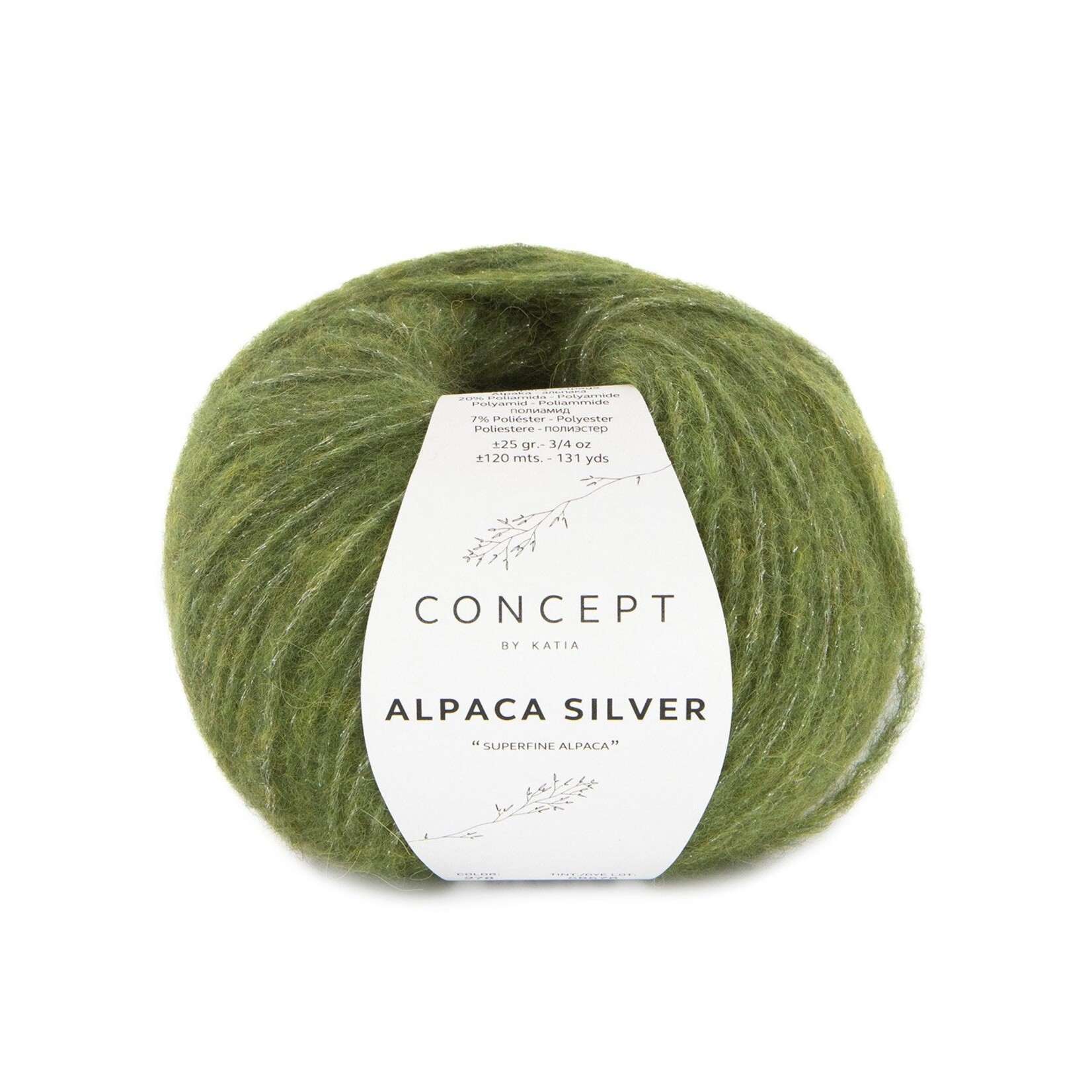 Katia Alpaca Silver 278 Groen-Zilver