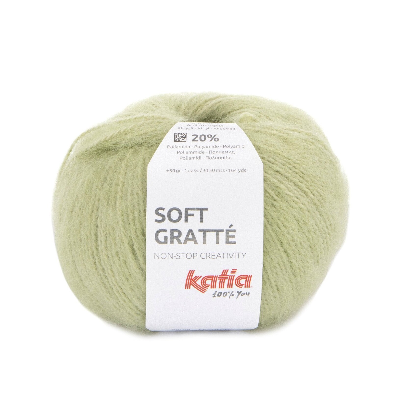 Katia Soft Gratté 88 Witachtig groen