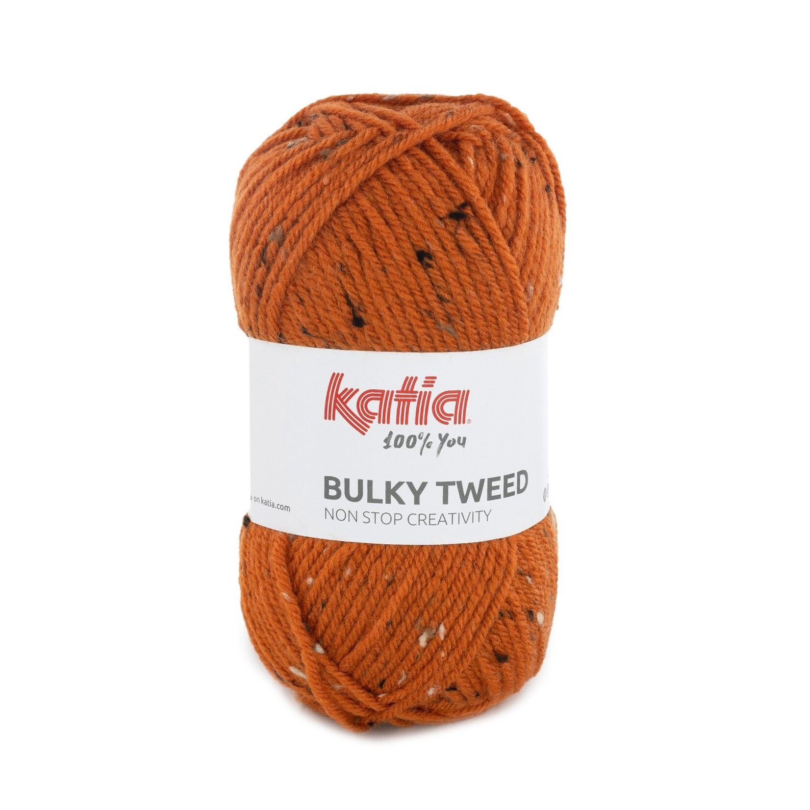 Katia Bulky Tweed 214 Intens oranje