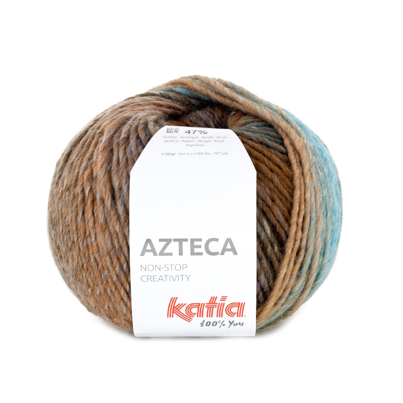 Katia Azteca 7889 Bruin-Blauw-Ecru