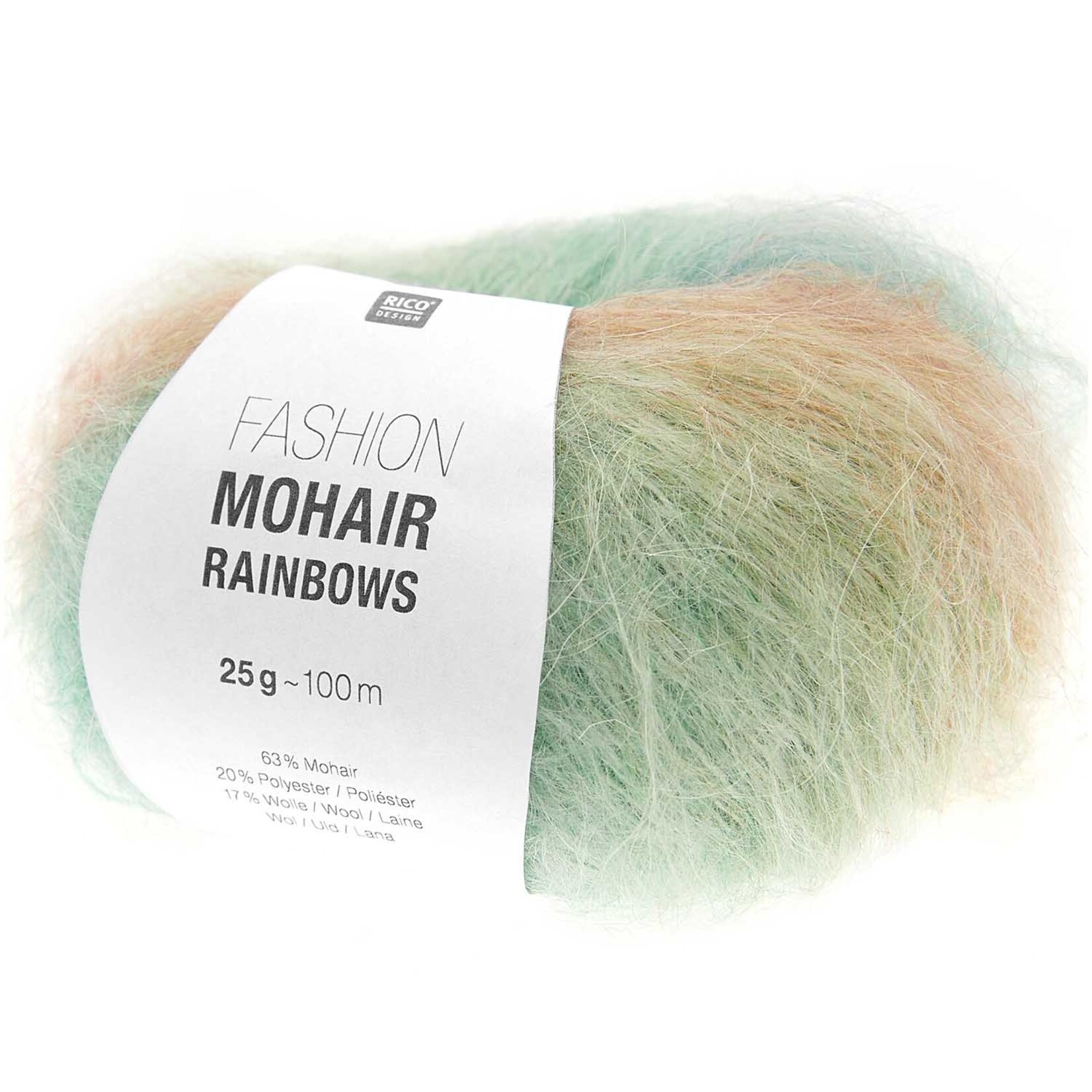 Rico Mohair Rainbows 1 Pastel