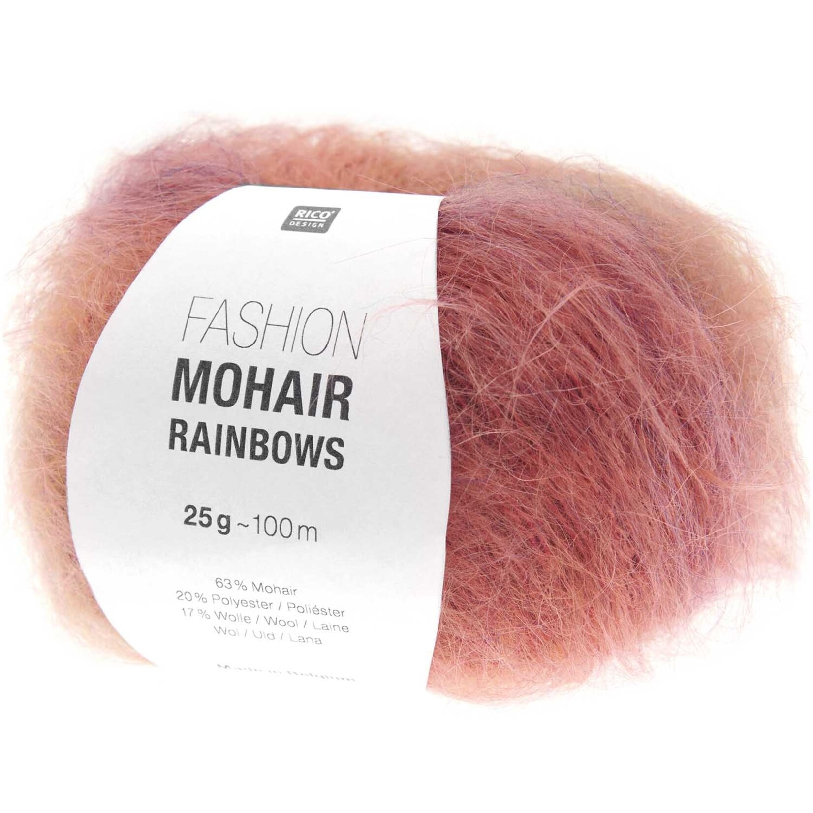 Rico Mohair Rainbows 2 Berry