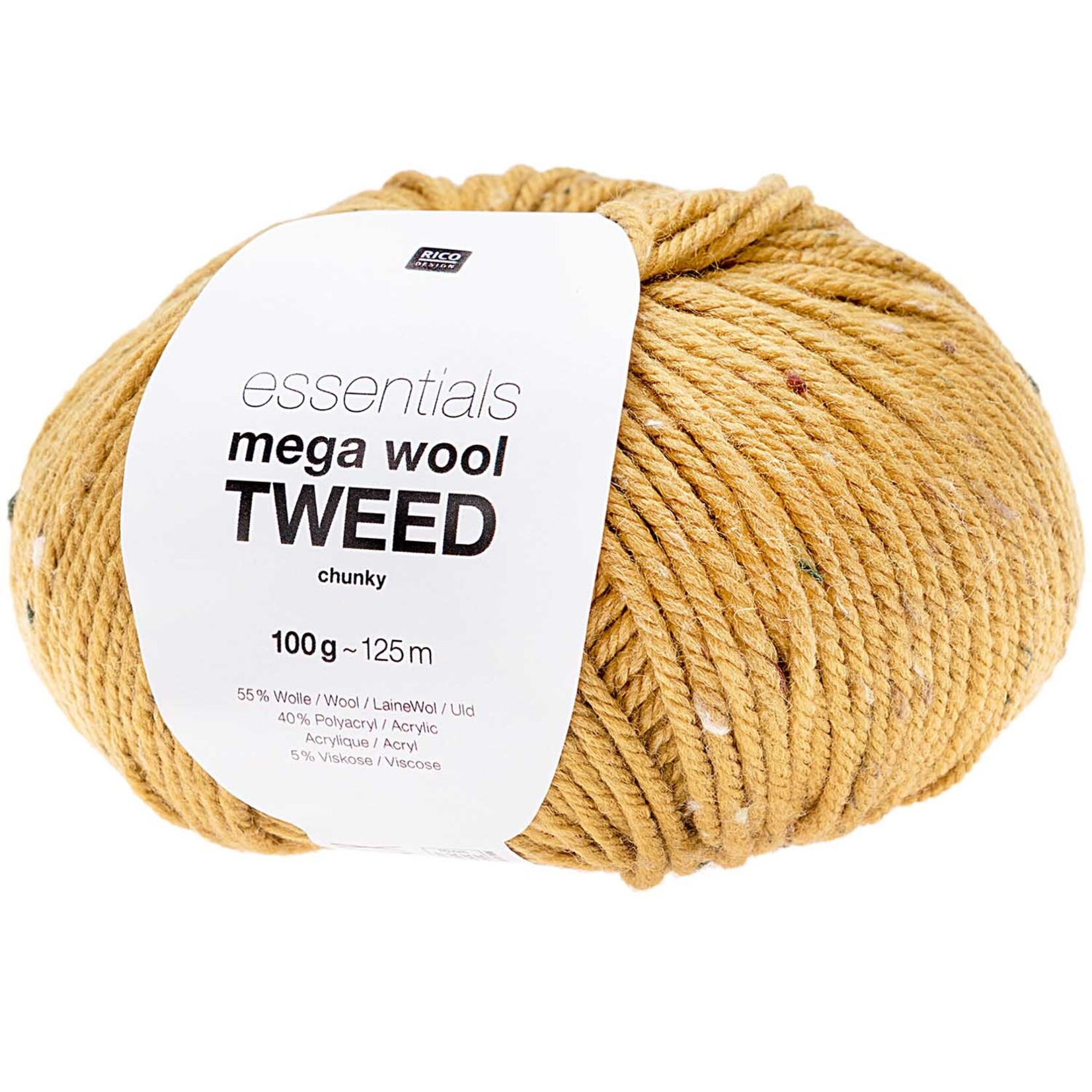 Rico Mega Wool Tweed Chunky 2 Vanilla