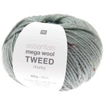 Rico Mega Wool Tweed Chunky 10 Aqua