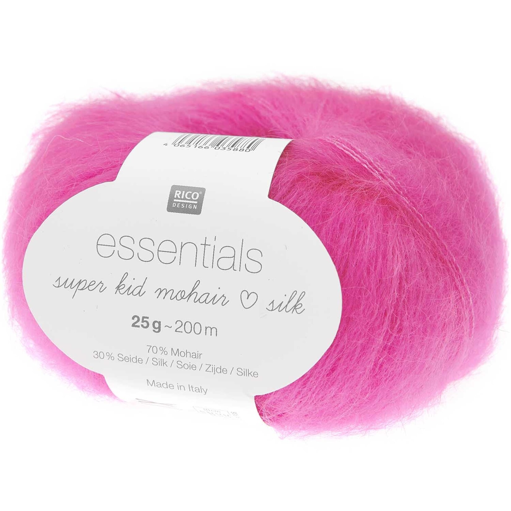 Rico Super Kid  Mohair Loves Silk 065 Neon Pink