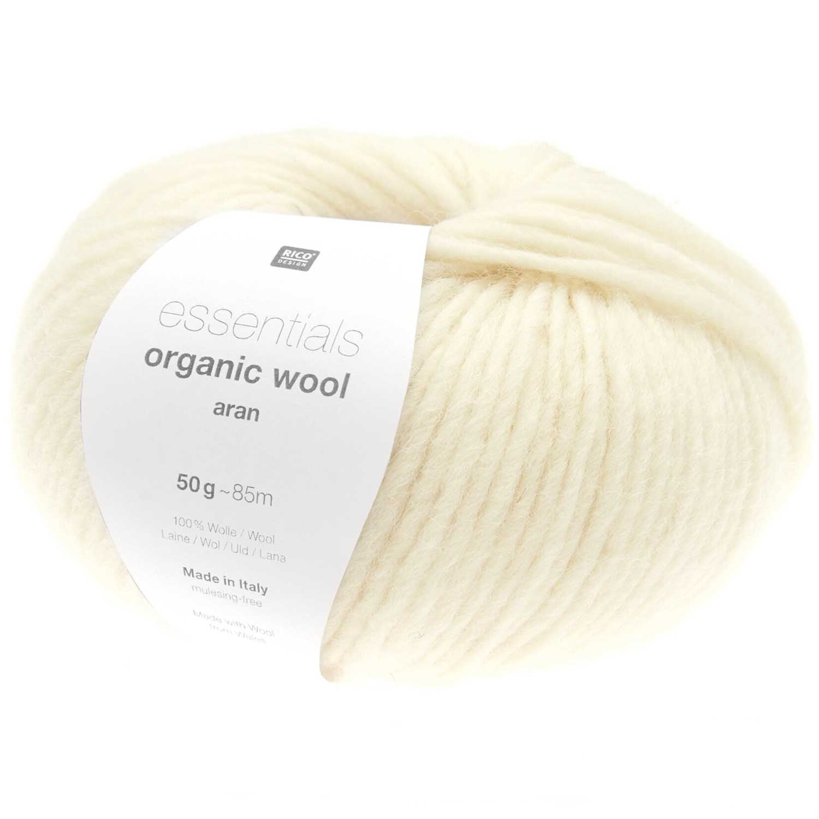 Rico Organic Wool Aran 1 Cream