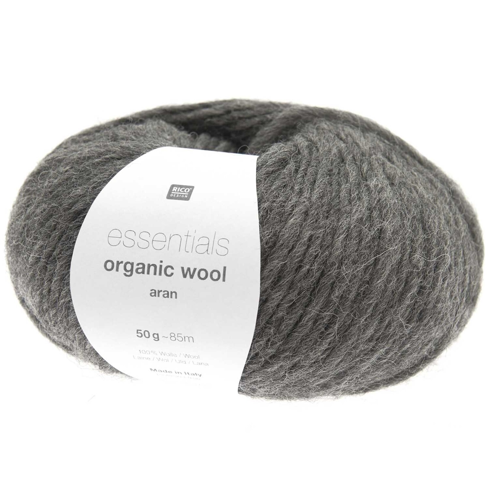 Rico Organic Wool Aran 5 Anthracite