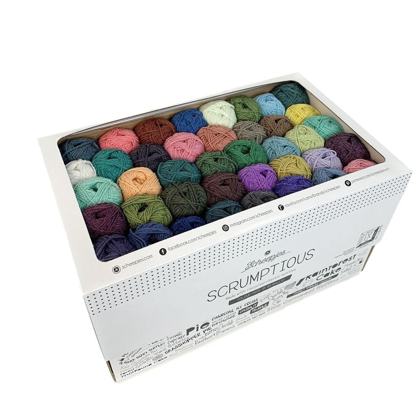 Scheepjes  Scrumptious colour pack 80x30g