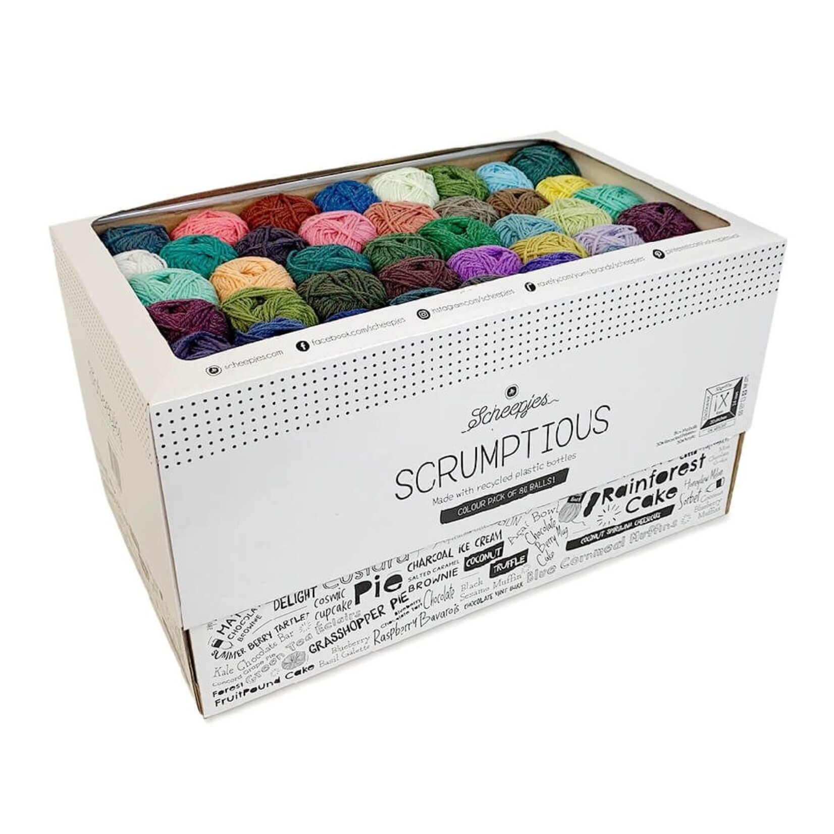 Scheepjes  Scrumptious colour pack 80x30g