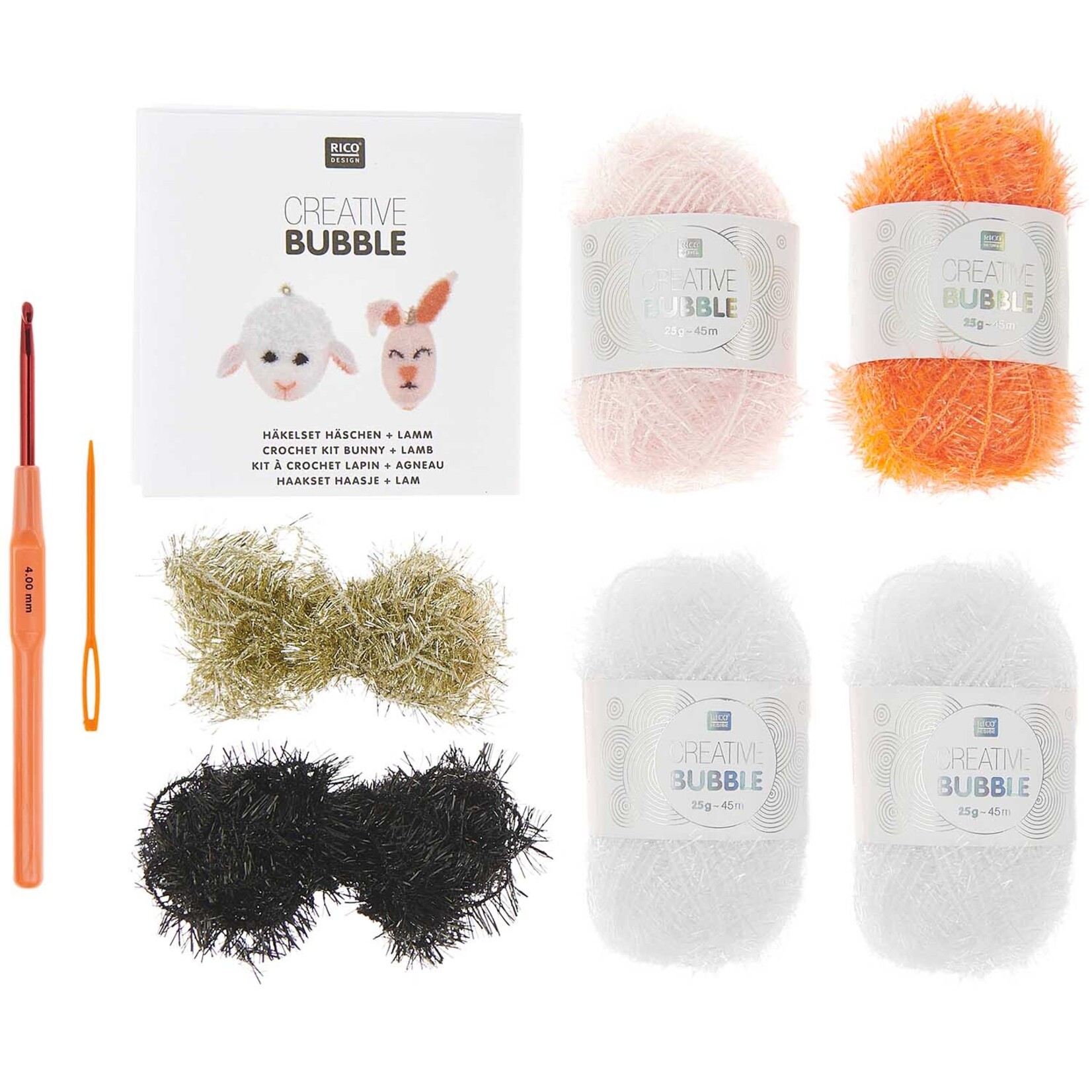 Rico Haakpakket Bubble Bunny en Lamb