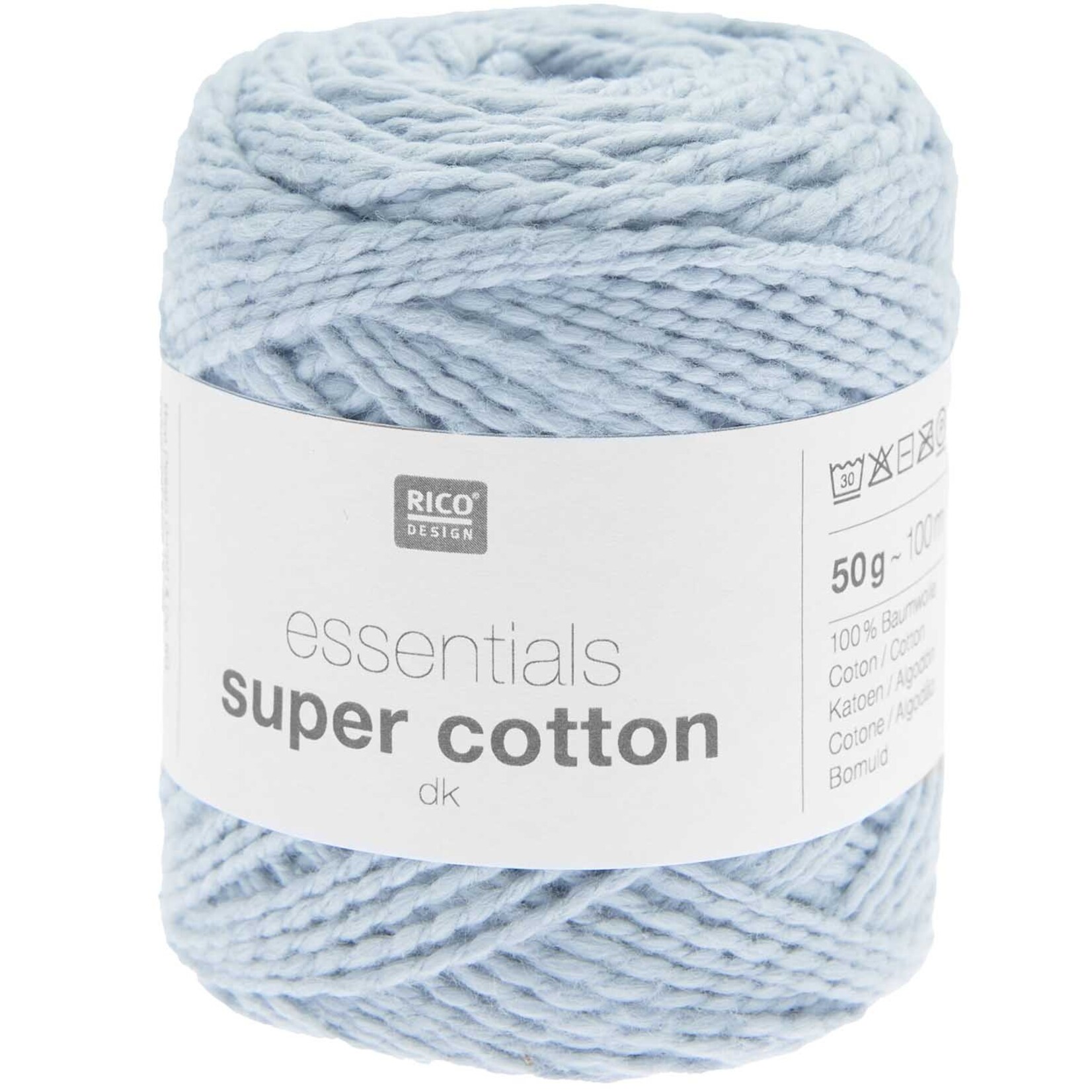 Rico Super Cotton dk 010 Lichtblauw