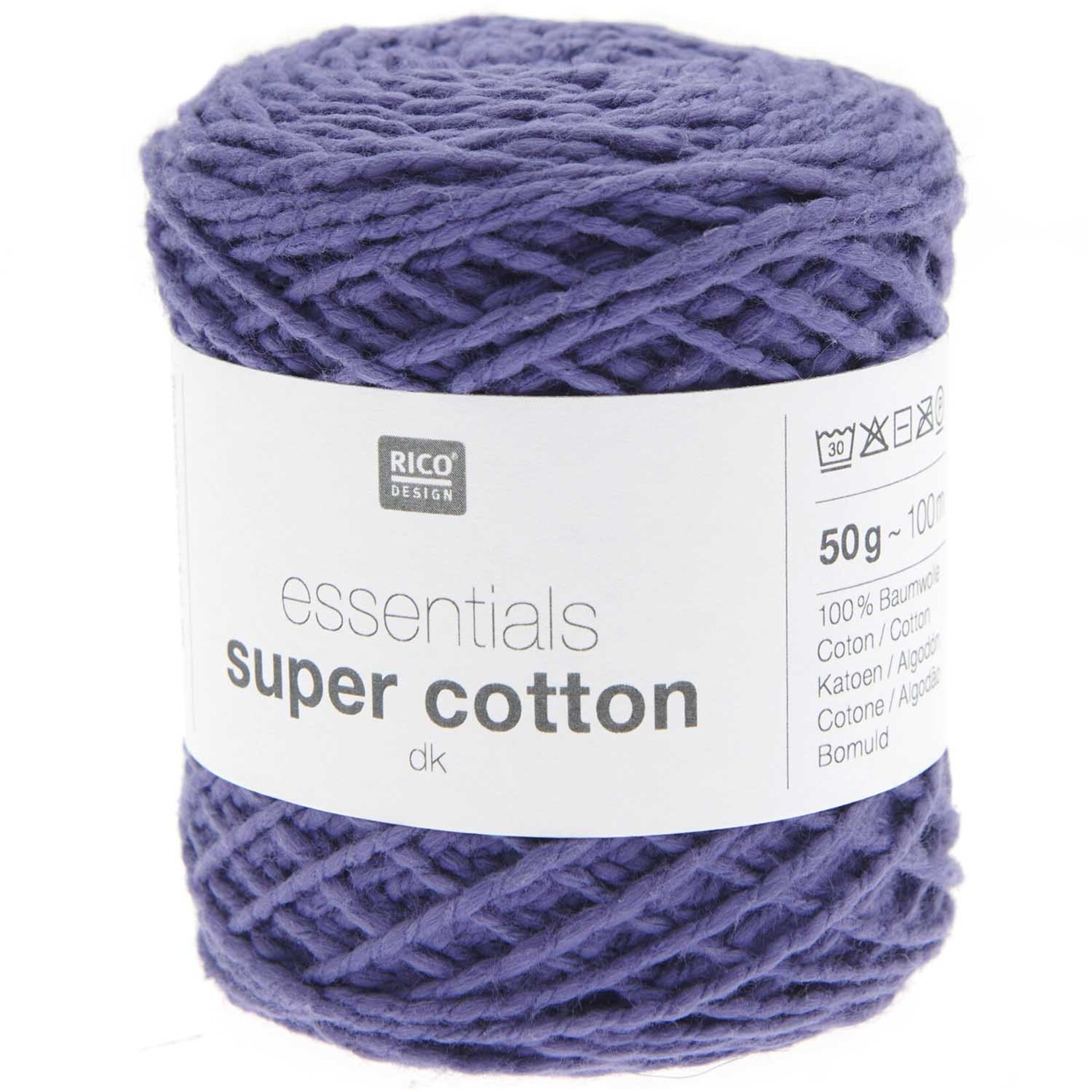 Rico Super Cotton dk 018 Koningsblauw