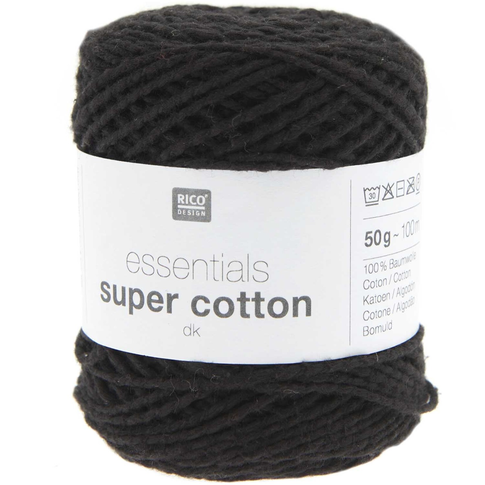 Rico Super Cotton dk 022 Zwart