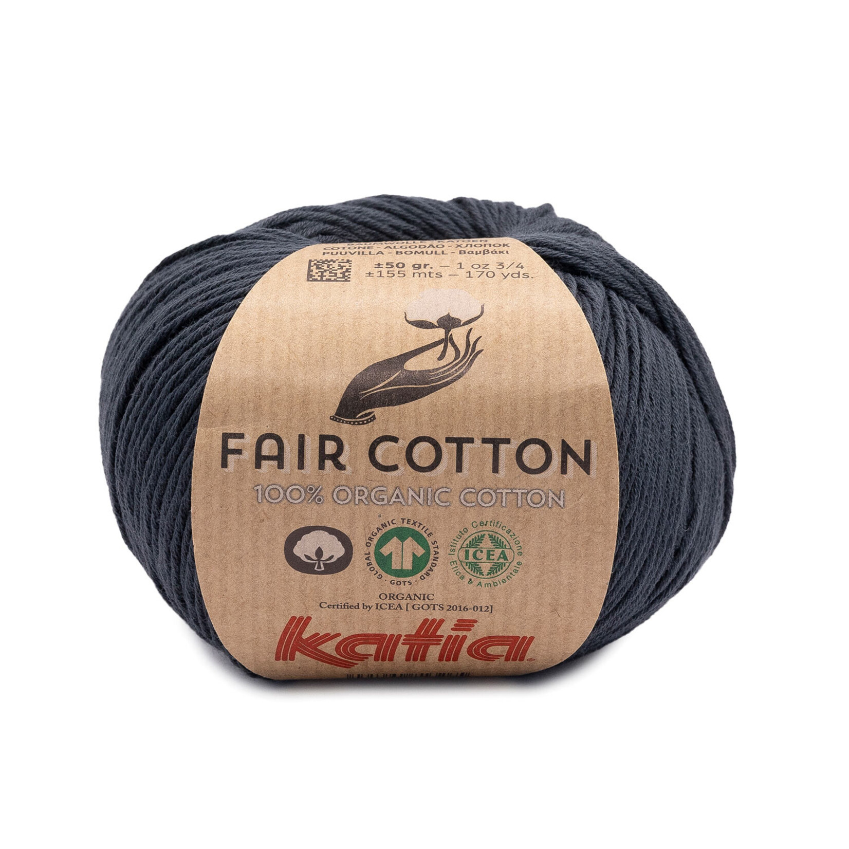 Katia Fair Cotton 54 Antraciet