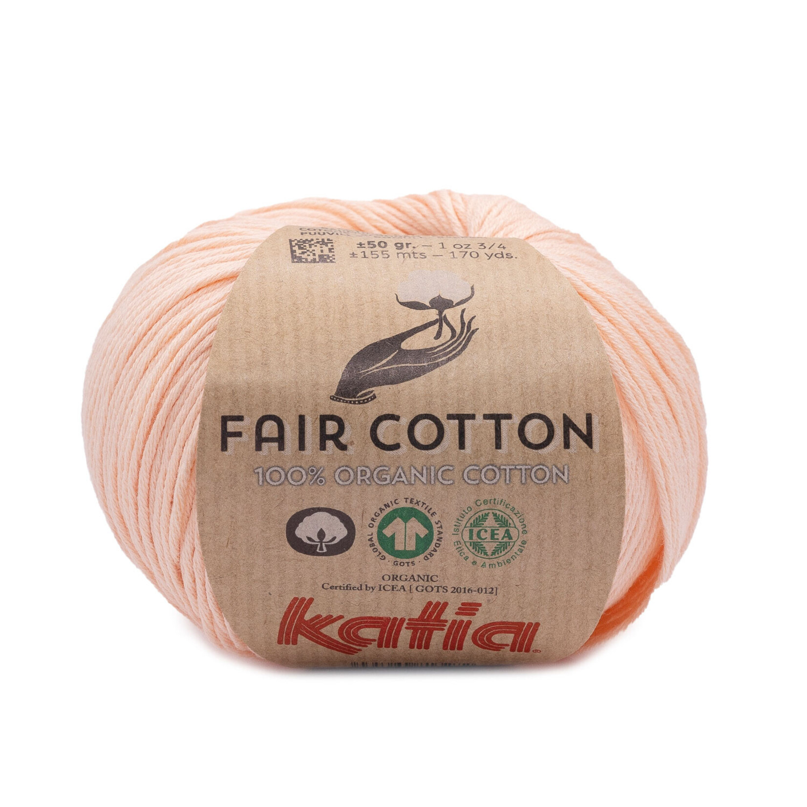 Katia Fair Cotton 55 Lichtzalmroze