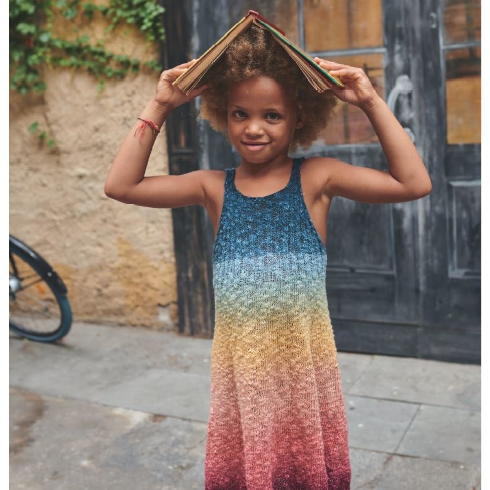 Katia Polynesia Gradient 306 Blauw-Bruin