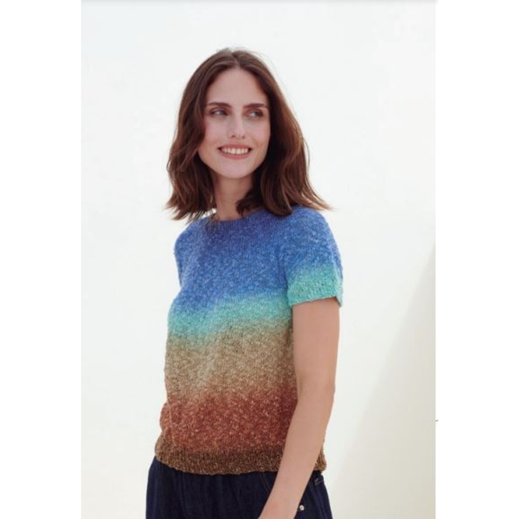 Katia Polynesia Gradient 306 Blauw-Bruin