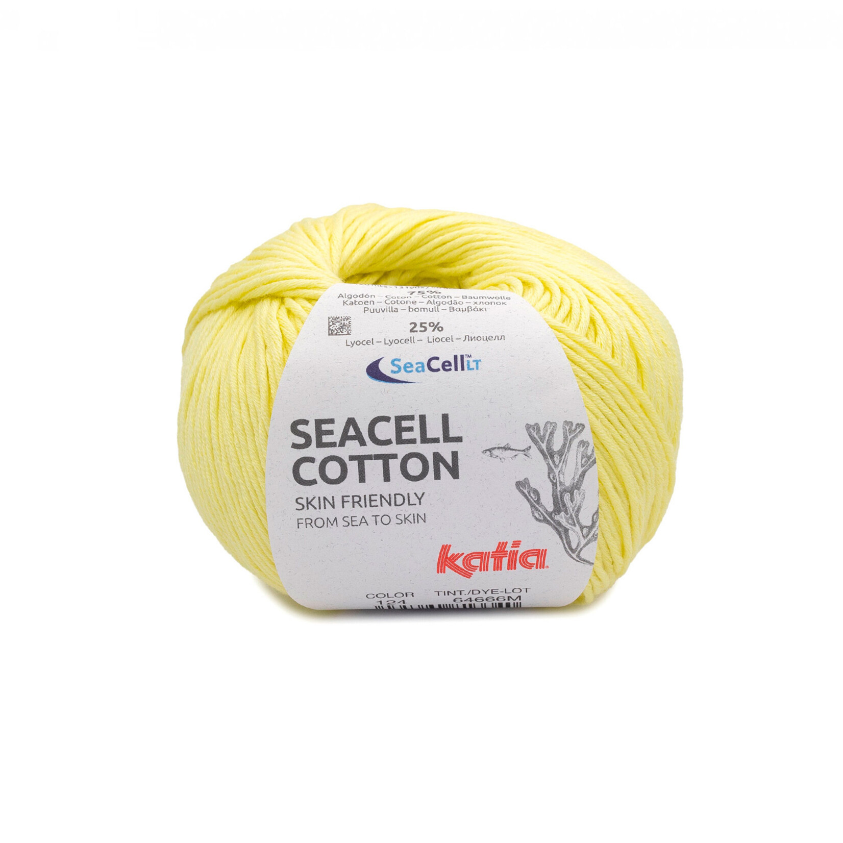 Katia Seacell Cotton 124 Lichtgeel
