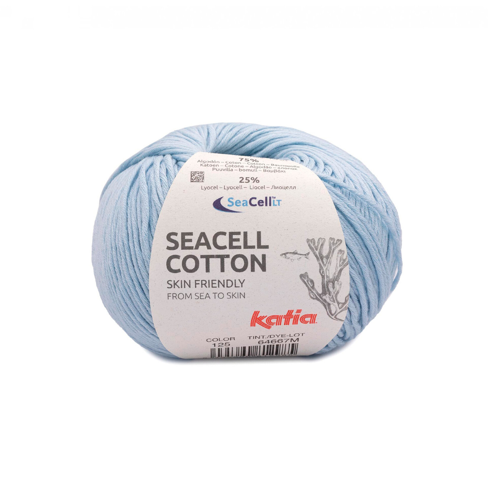 Katia Seacell Cotton 125 Lichtblauw