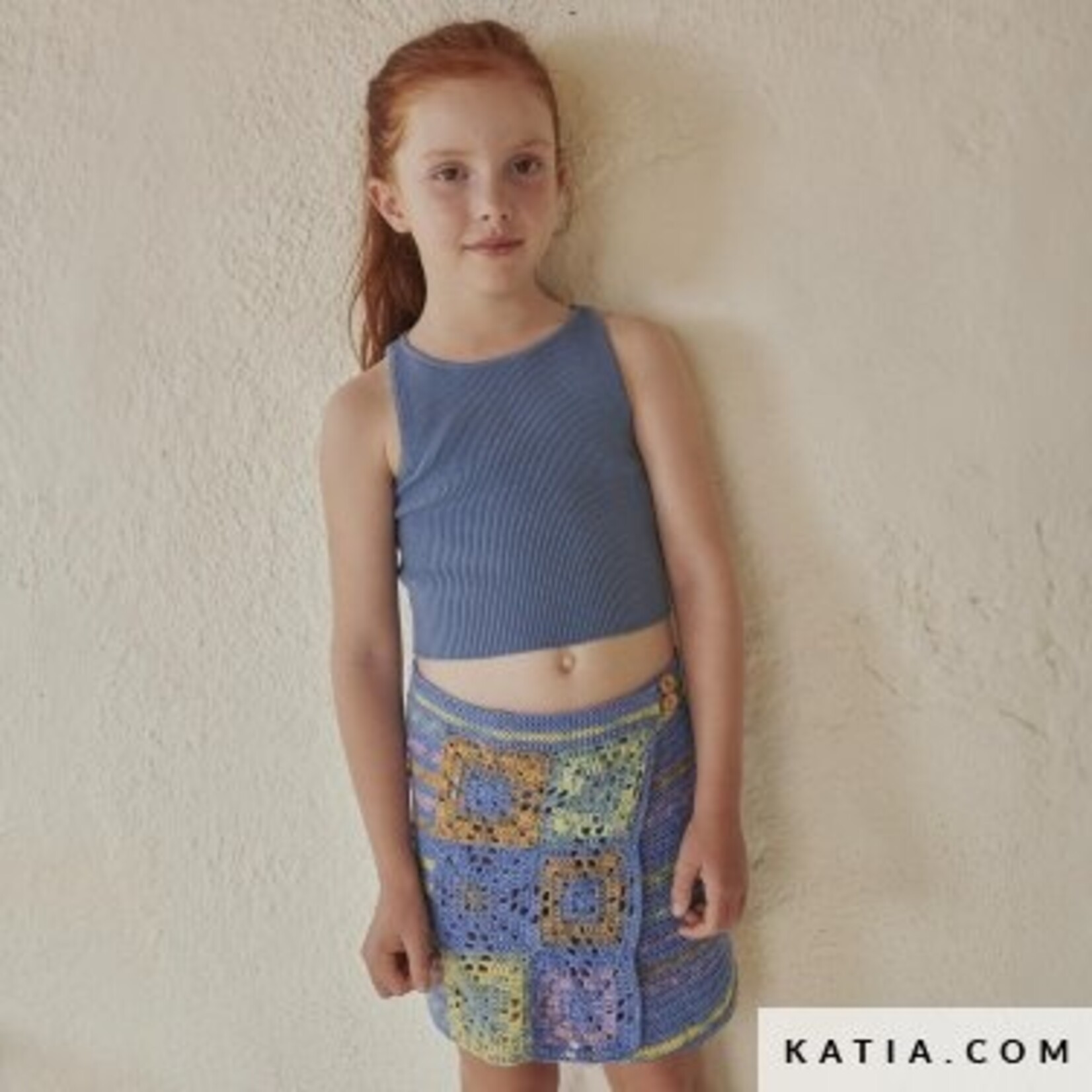 Katia Paraiso 208 Donkerblauw-Geel-Groen-Blauw