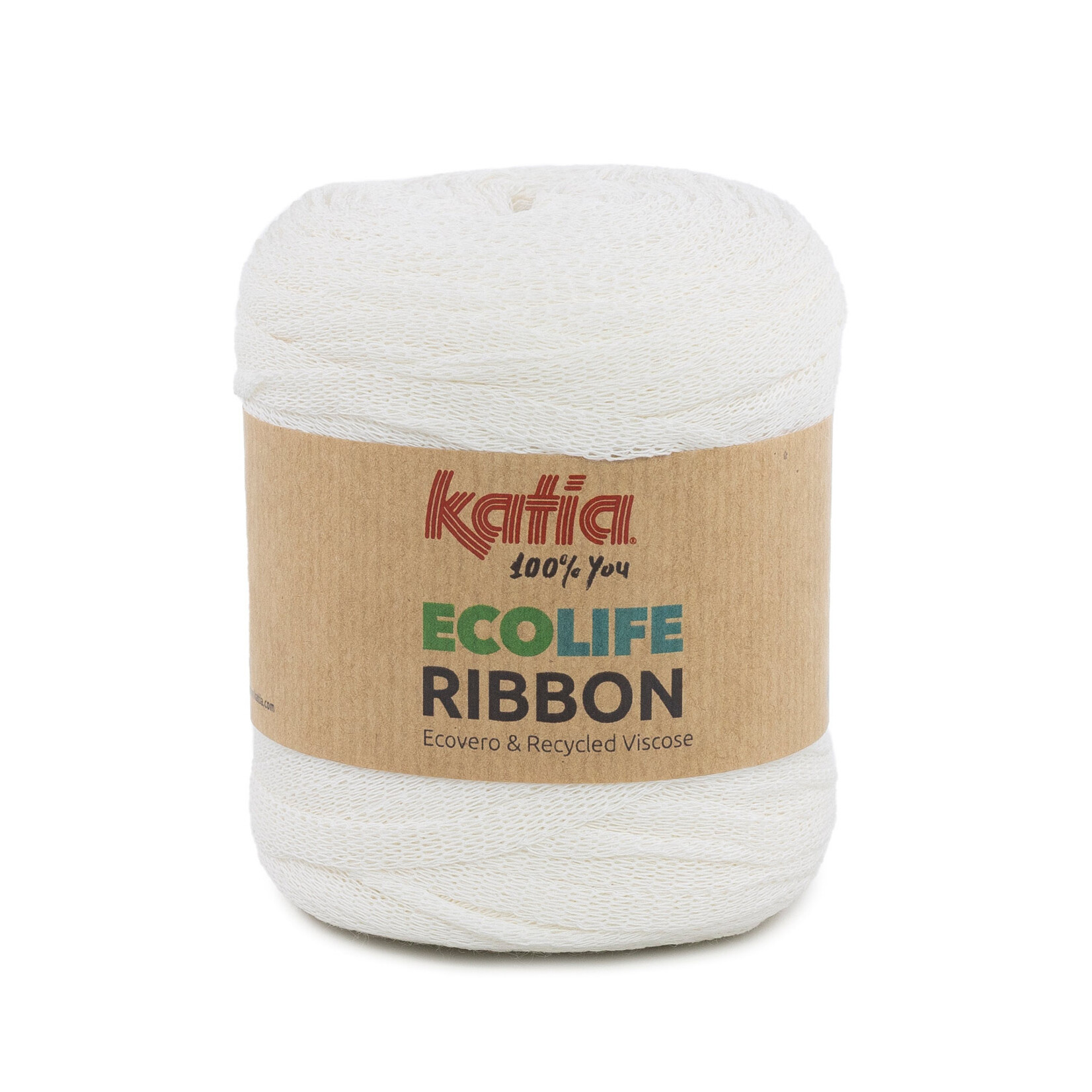 Katia Ecolife Ribbon 100 Ecru