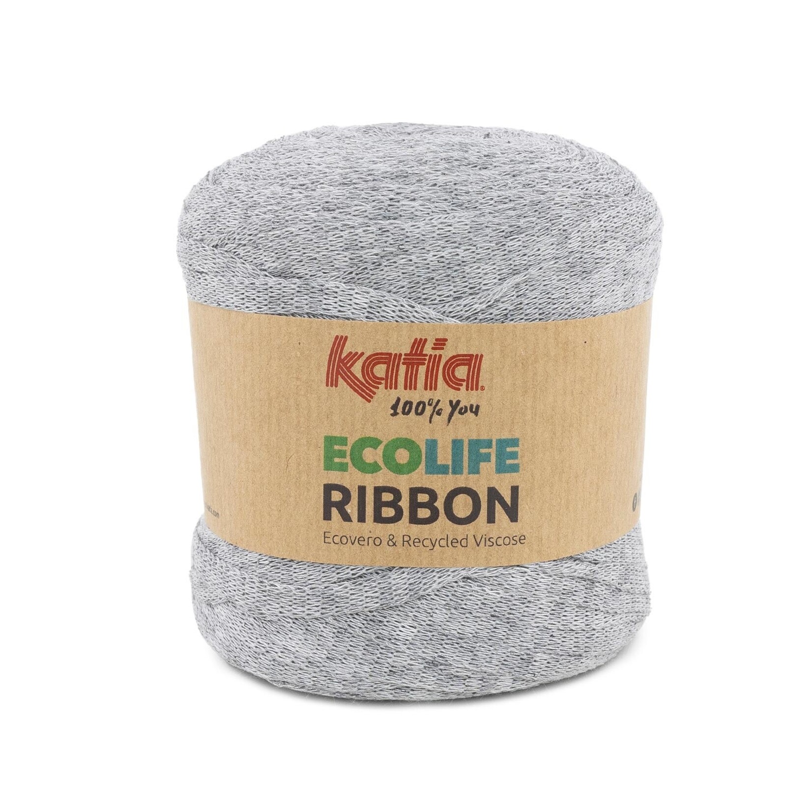 Katia Ecolife Ribbon 101  Lichtgrijs