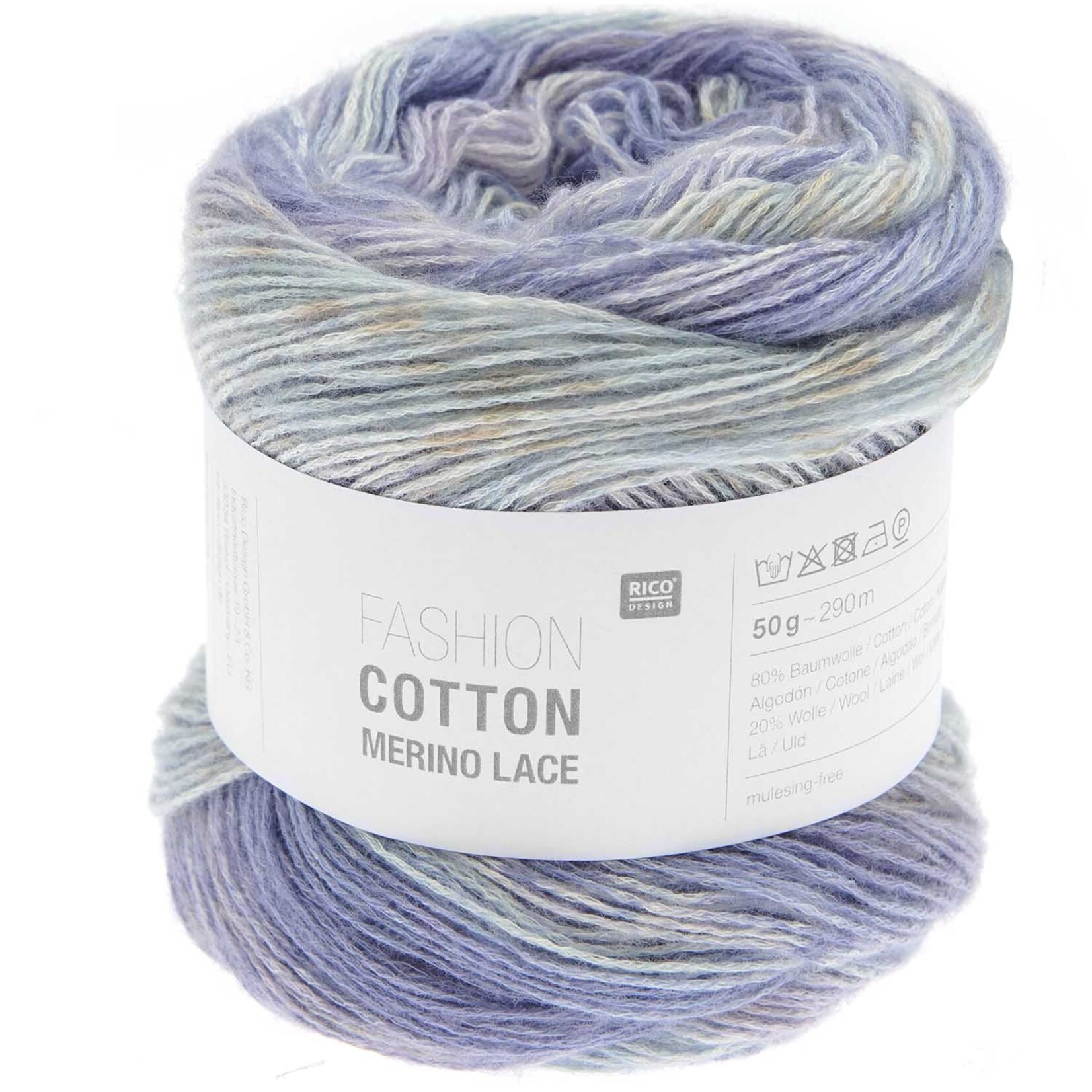 Rico Cotton Merino Lace 5 Skies