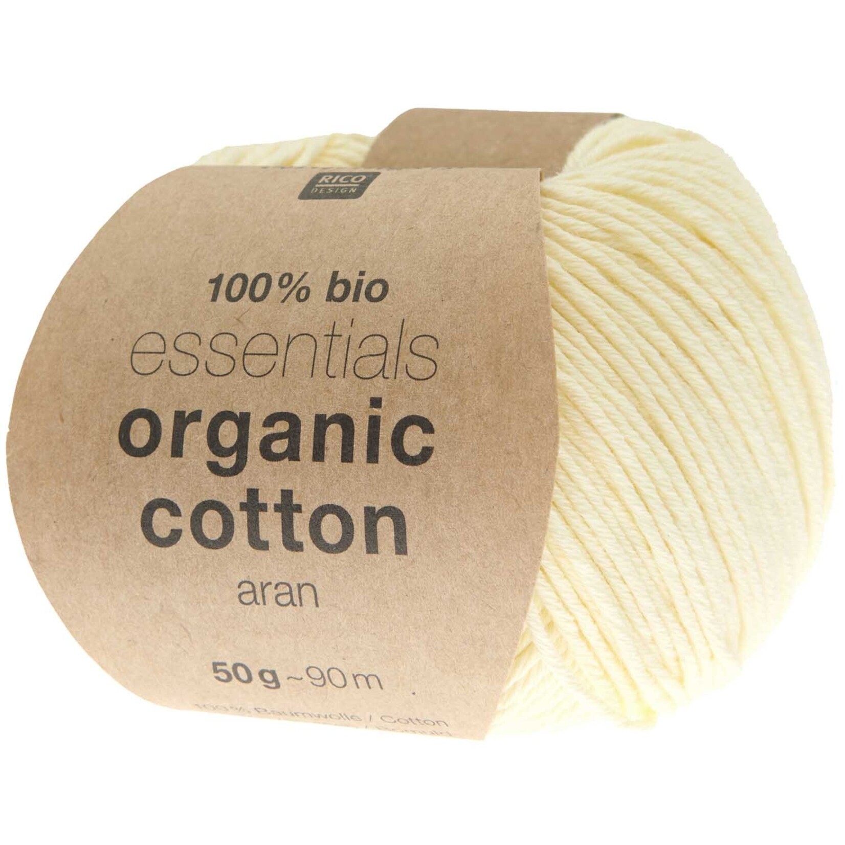 Rico Organic Cotton Aran 33 Vanilla