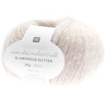 Rico Super Kid Mohair Loves Silk Glamorous Glitter 2 Ecru