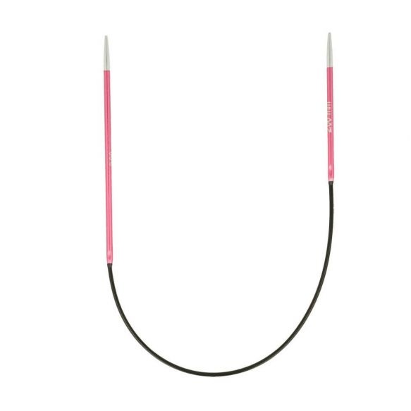 KnitPro Breipinnen: Circulair, Metaal Nylon, Groen, 3.5mm