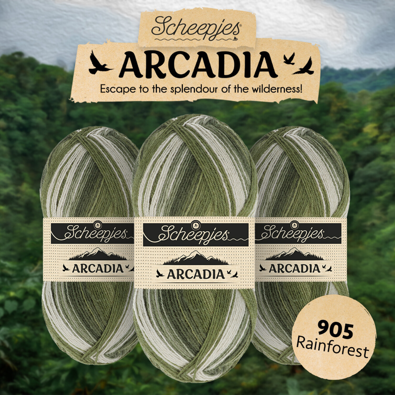 Scheepjes Arcadia 905 Rainforest