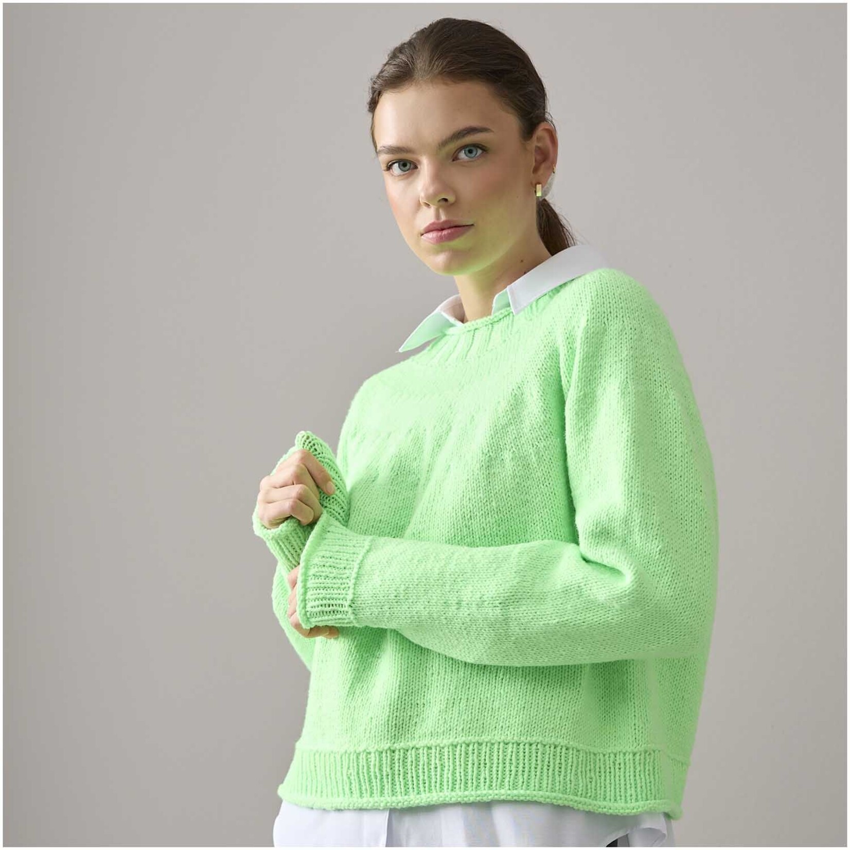 Rico Vegan Cashmere Aran 12 Neon Green