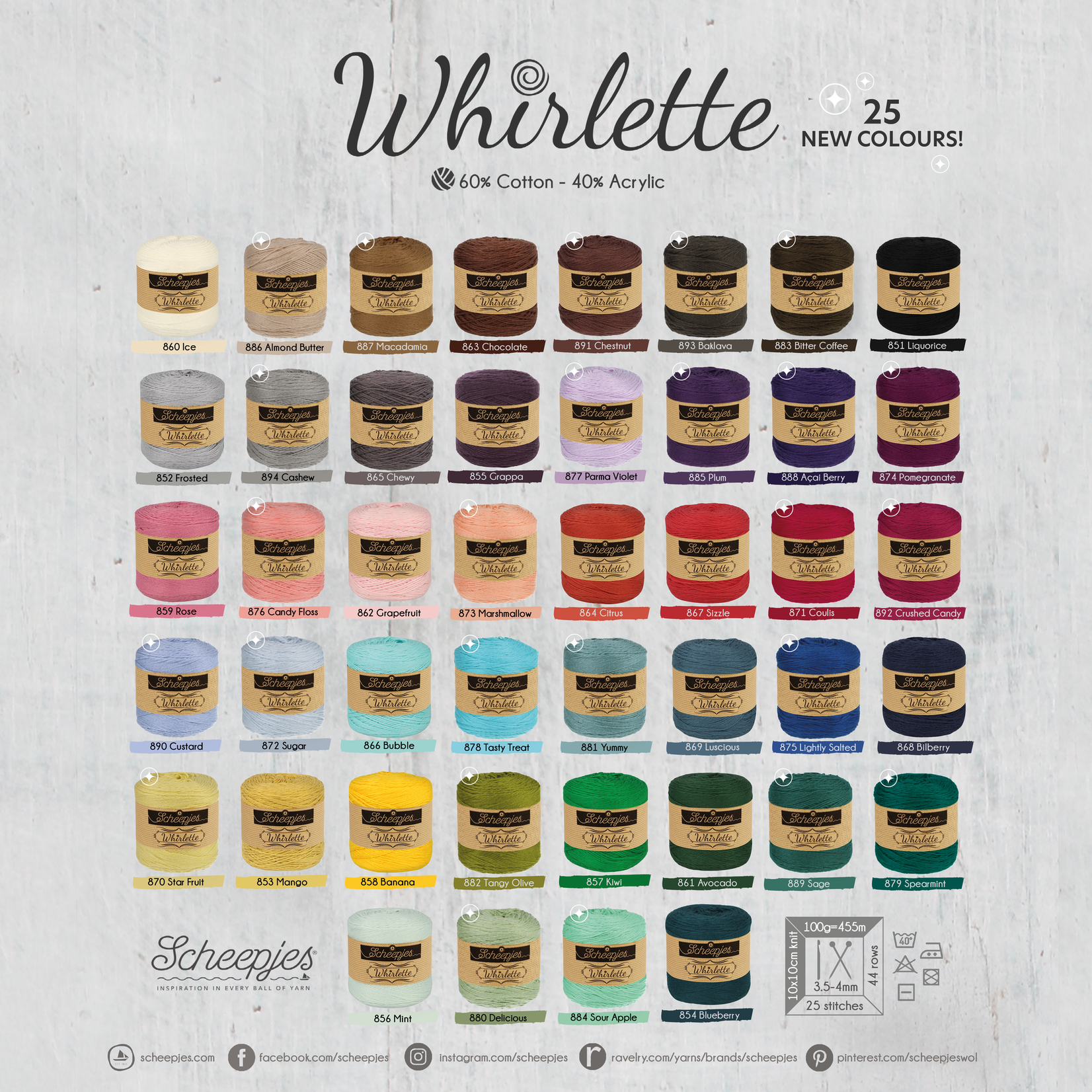 Scheepjes Whirlette 891 Chestnut